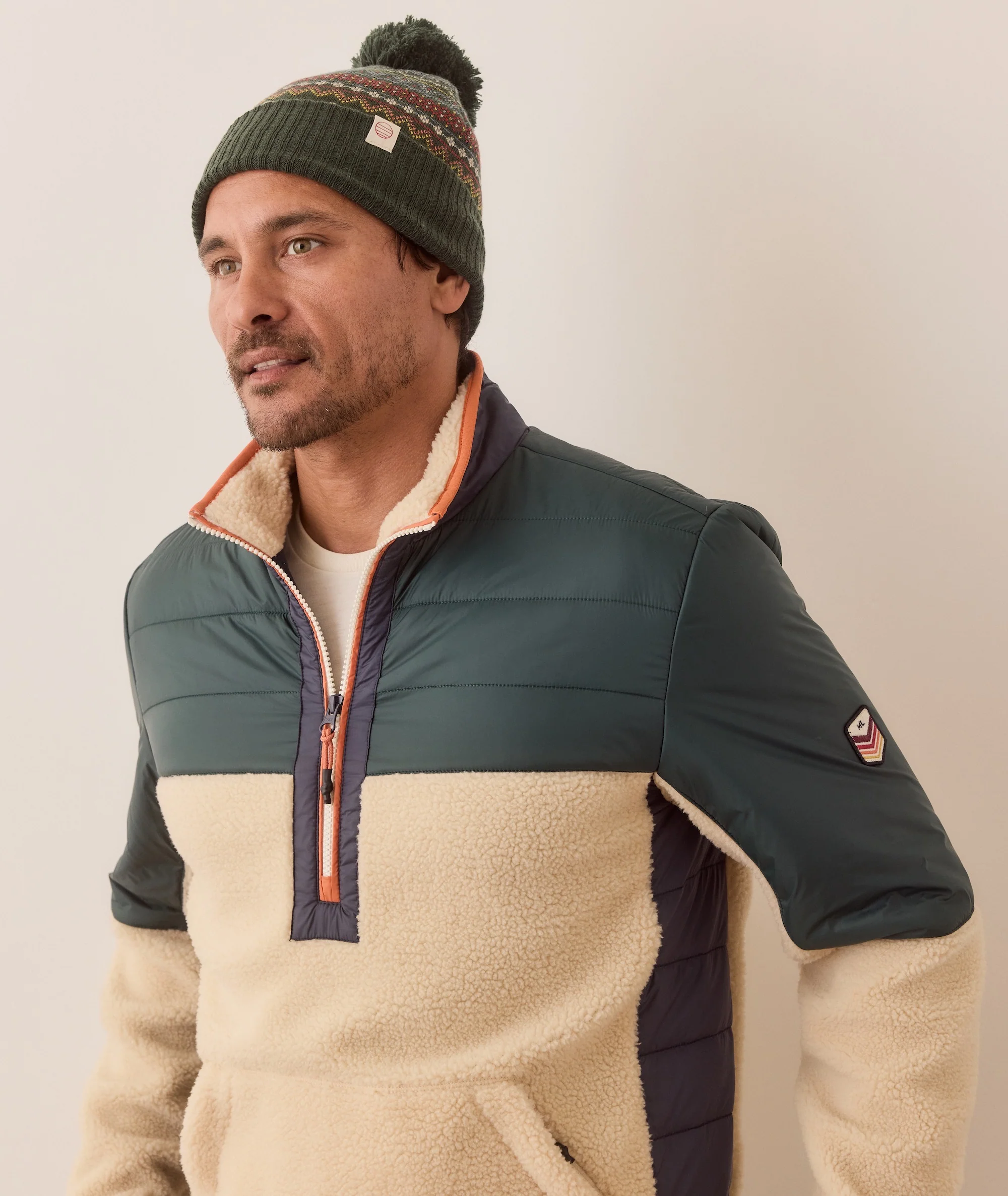 Archive Fair Isle Pom Beanie - Image 4