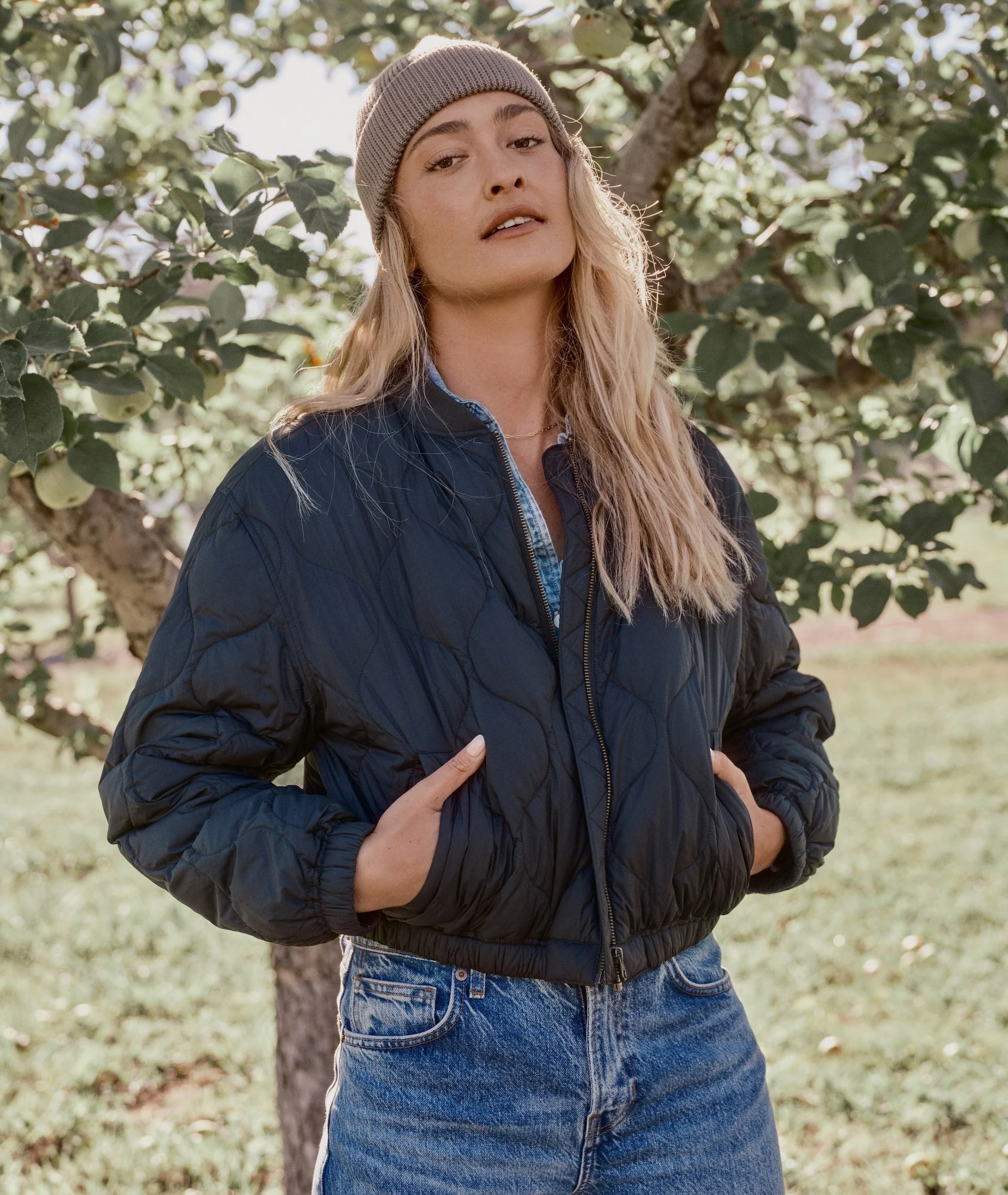 Avalon Lightweight Quilted Bomber - Image 7
