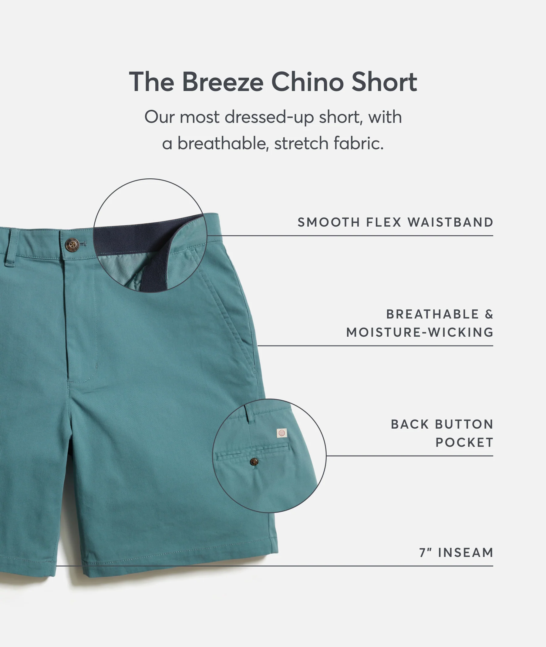 7" Breeze Chino Short - Image 4