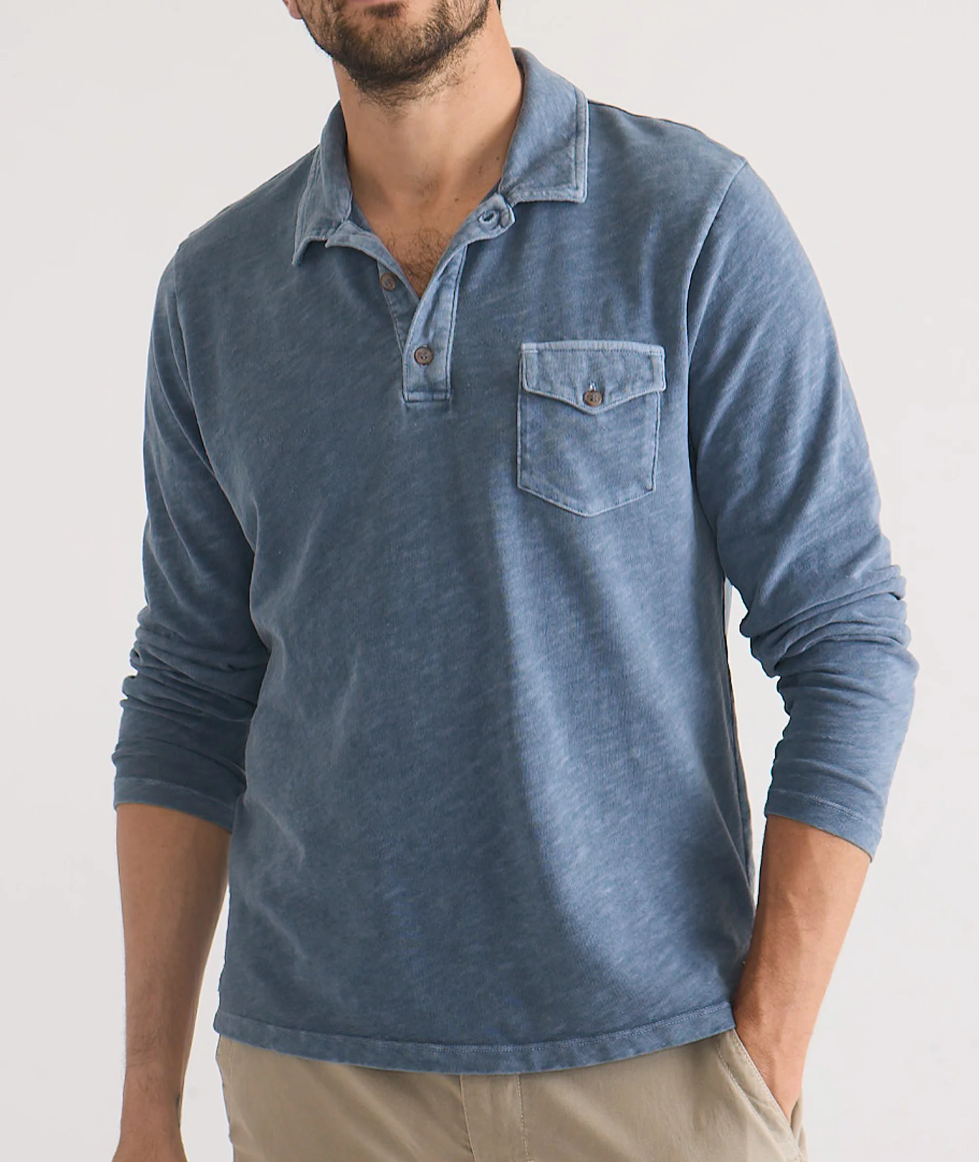 Vintage Heavy Slub Polo - Image 3