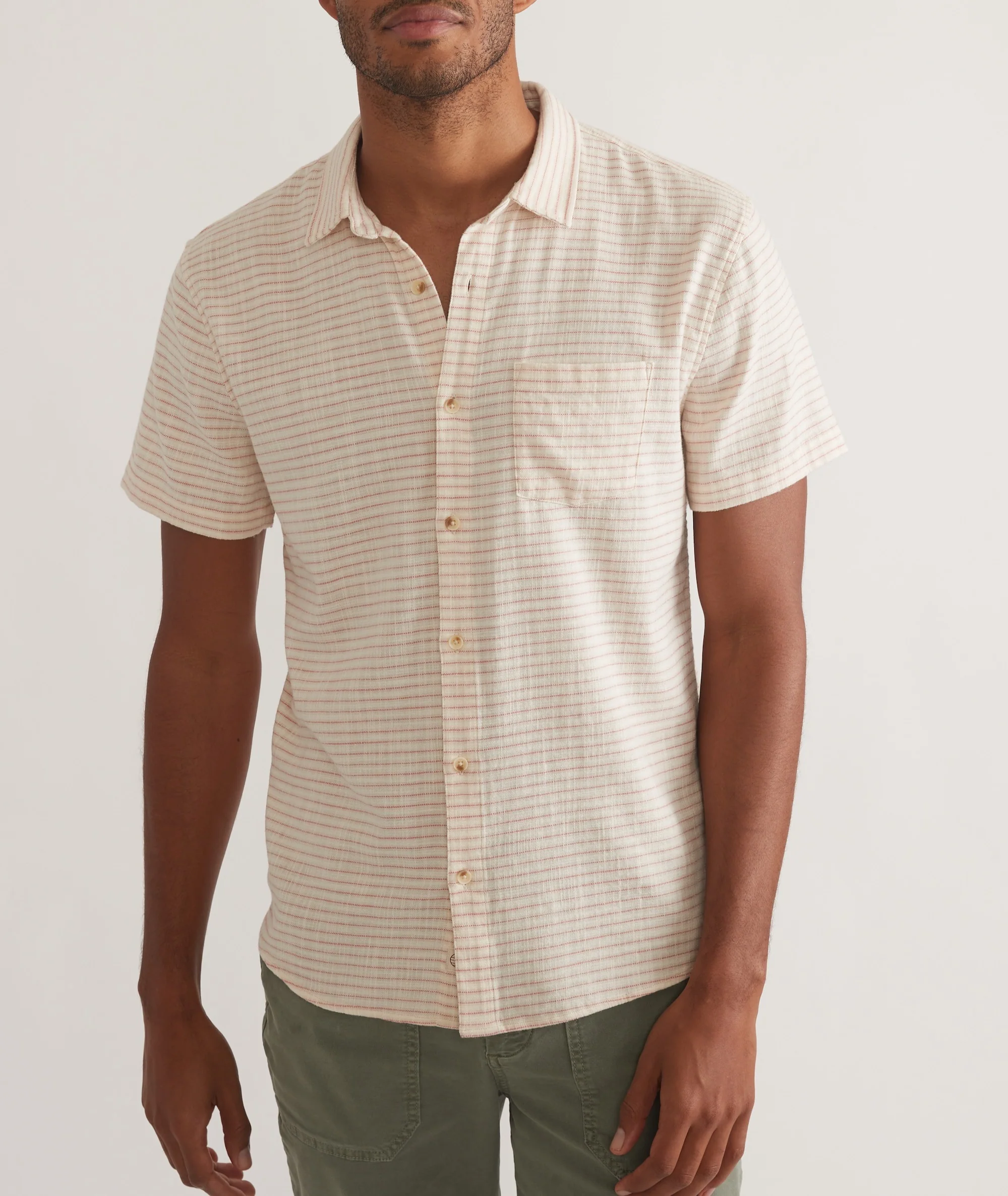 Stretch Selvage Short Sleeve Shirt - Image 2