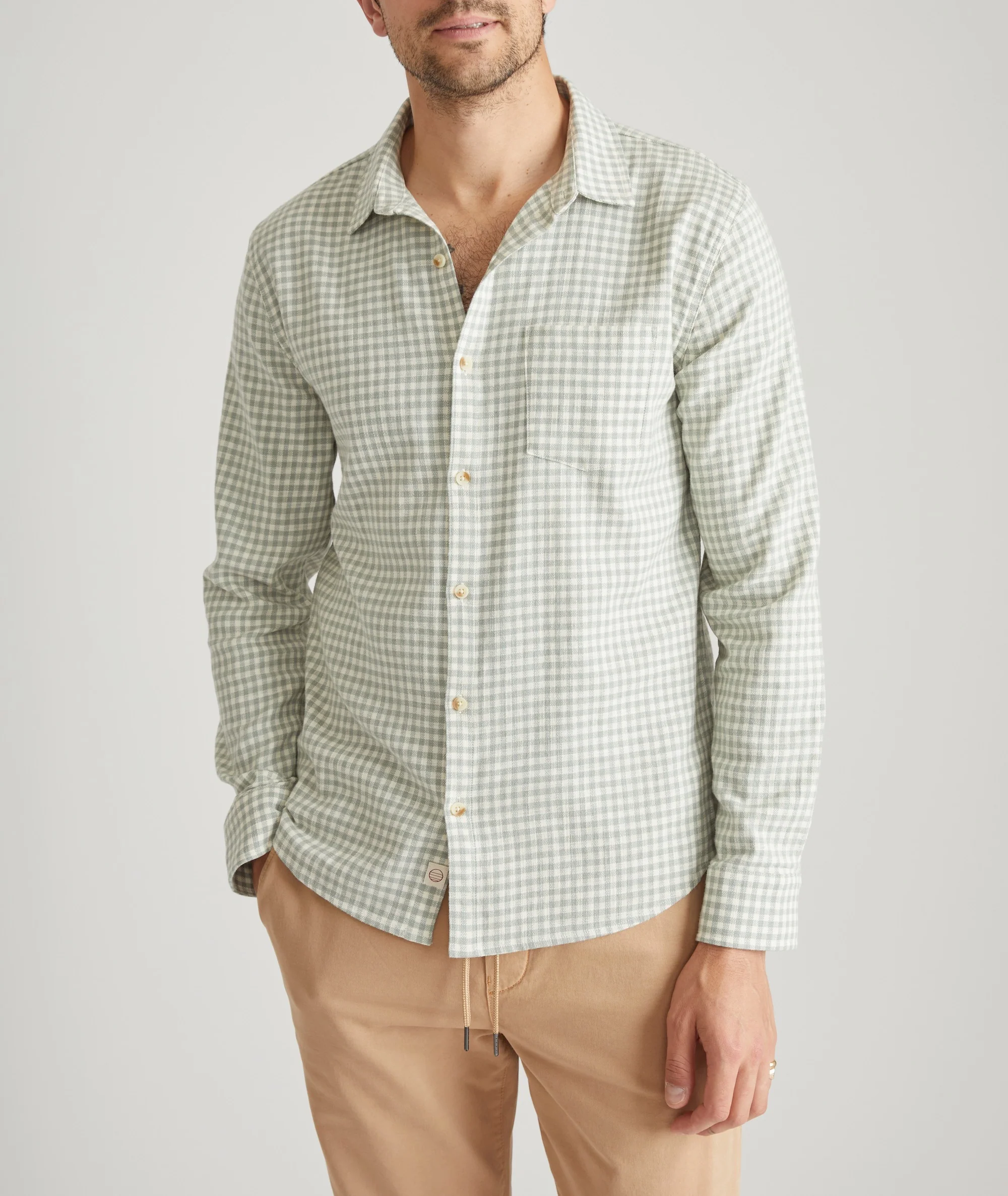 Stretch Selvage Long Sleeve Shirt - Image 2