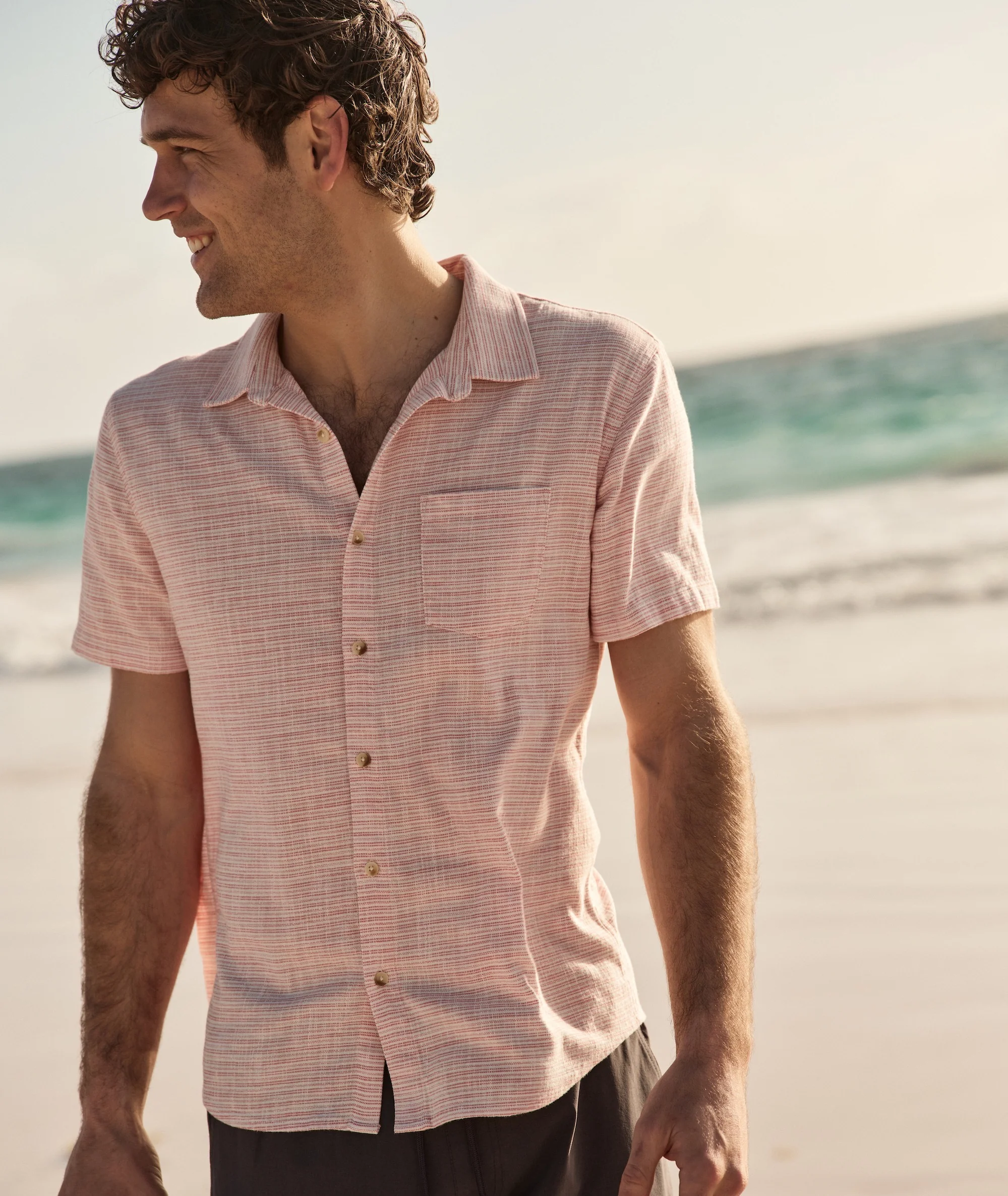 Stretch Selvage Short Sleeve Shirt - Image 2