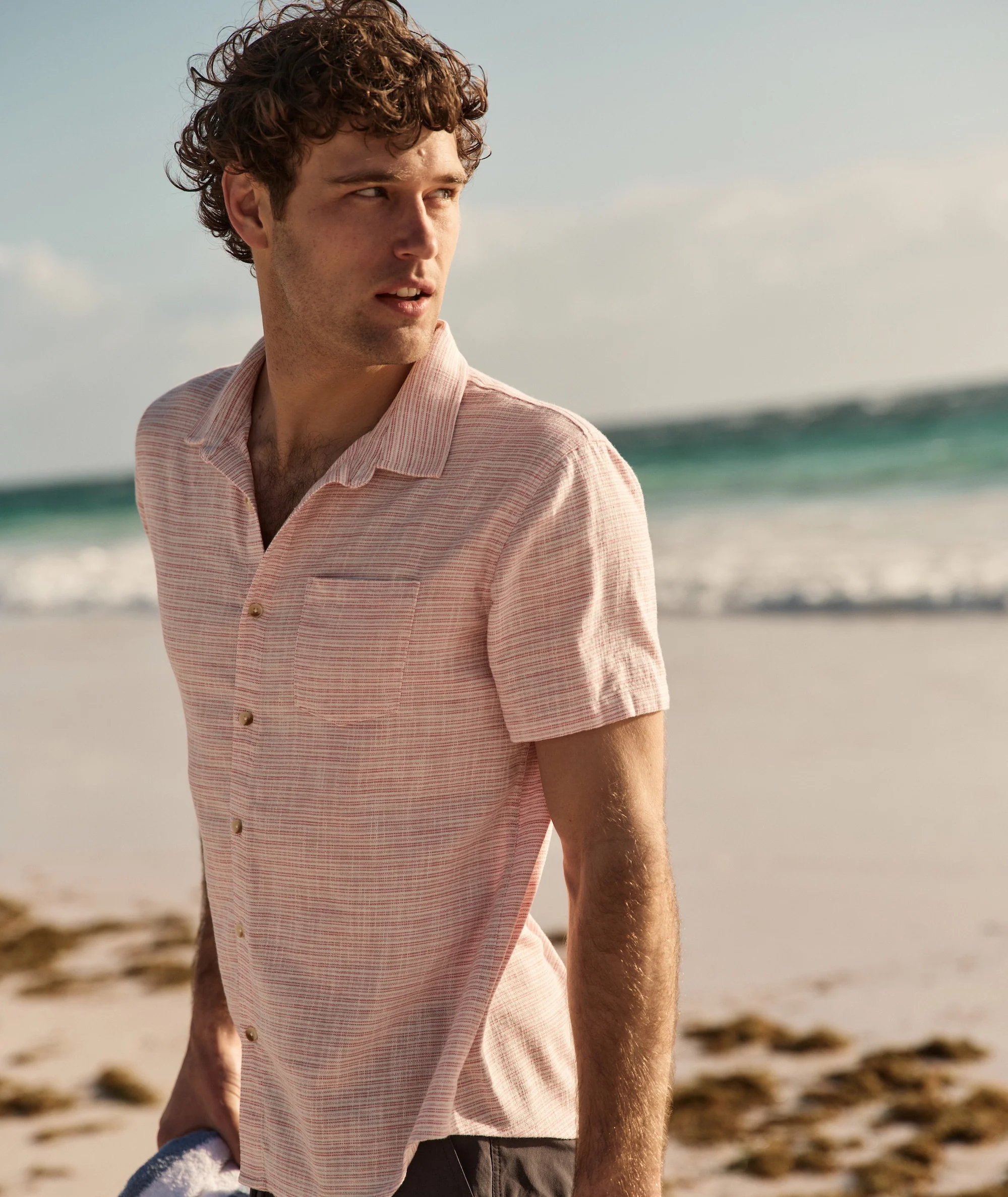 Stretch Selvage Short Sleeve Shirt - Image 3
