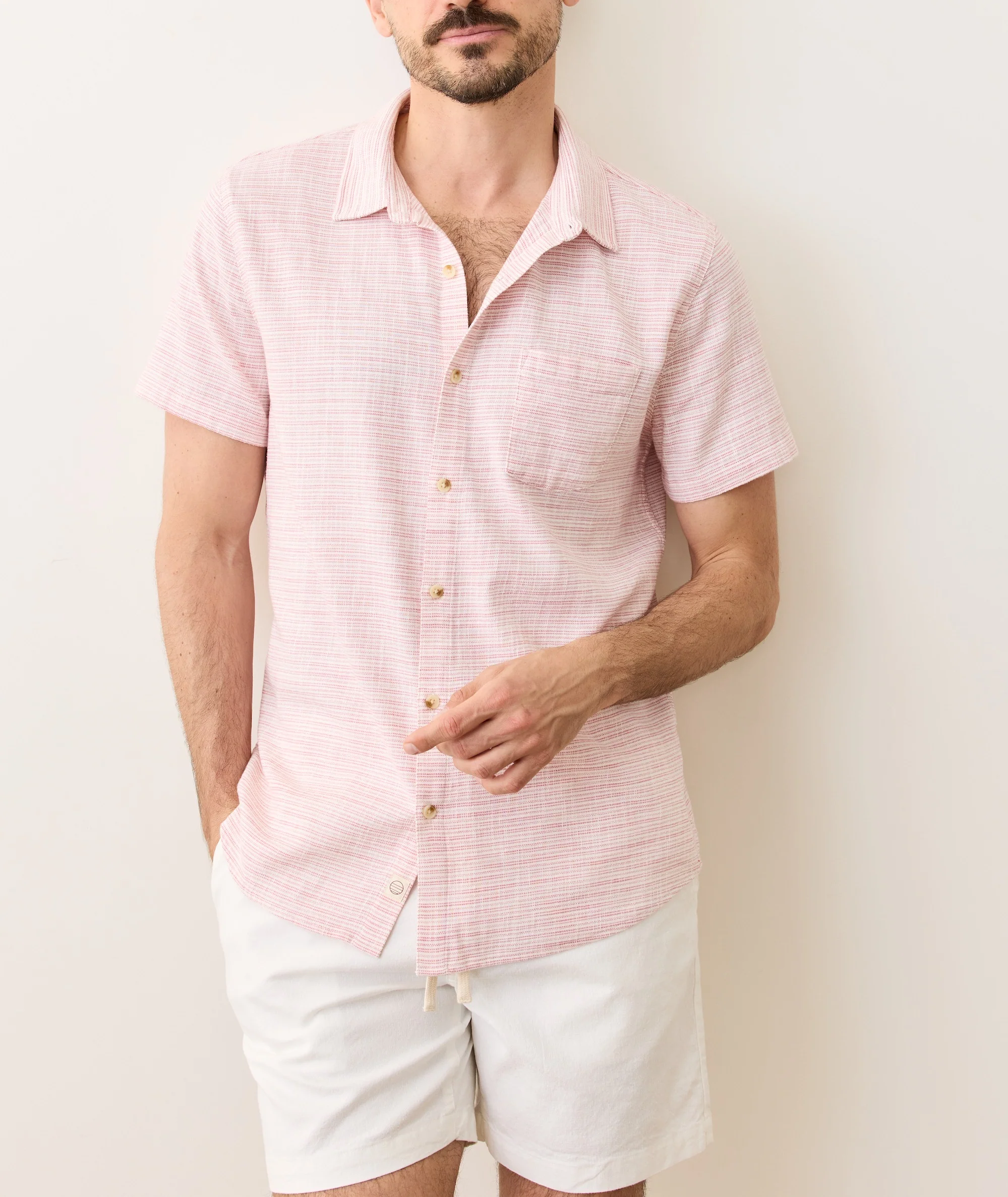 Stretch Selvage Short Sleeve Shirt - Image 5
