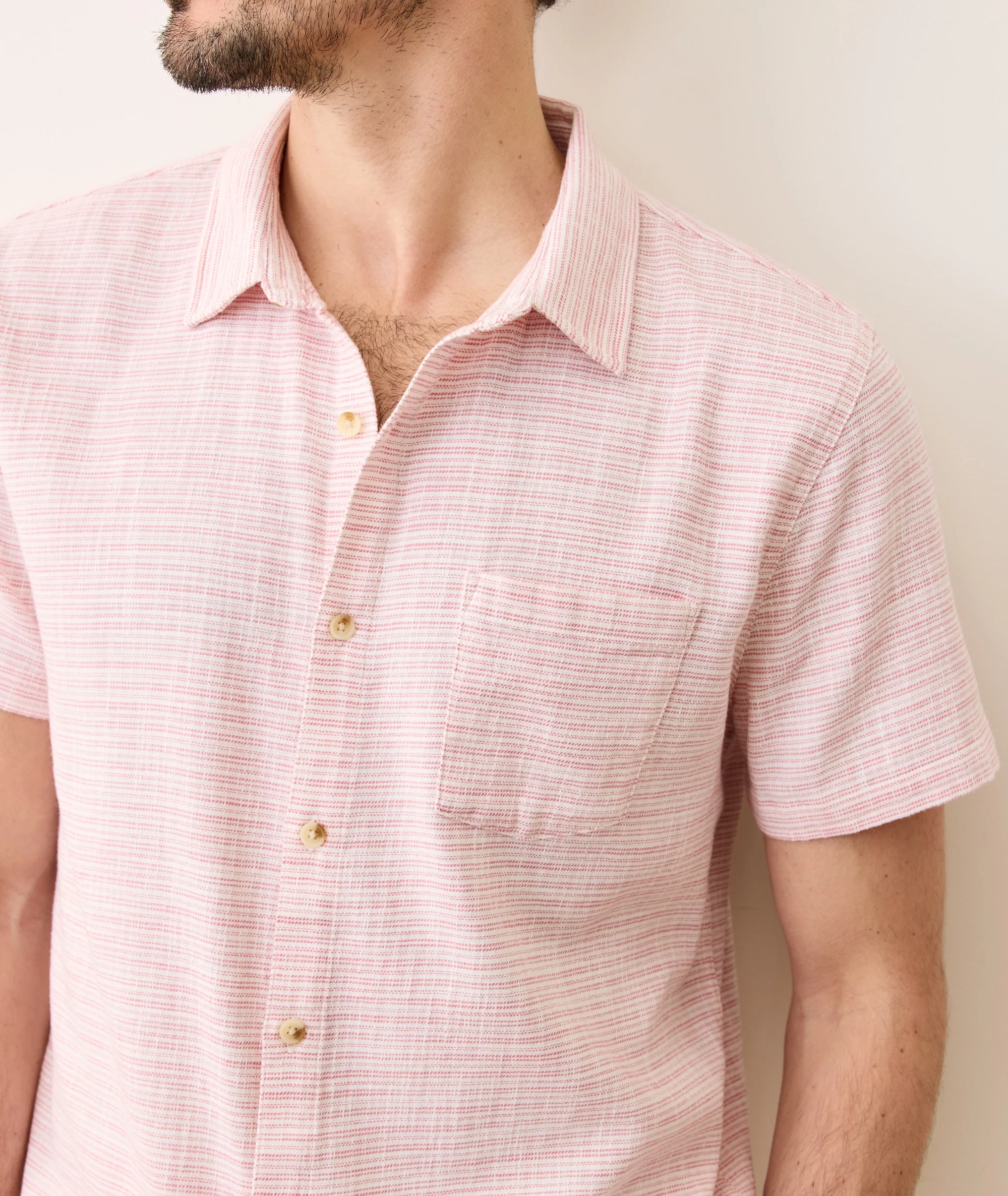 Stretch Selvage Short Sleeve Shirt - Image 6