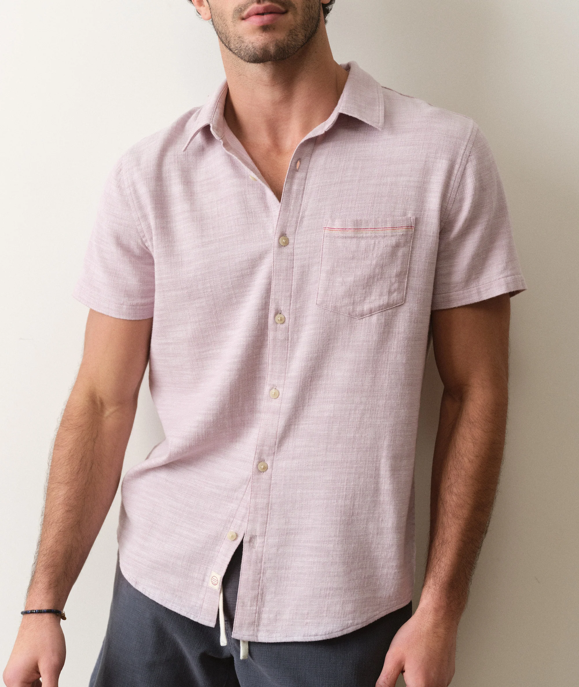 Stretch Selvage Short Sleeve Shirt - Image 2