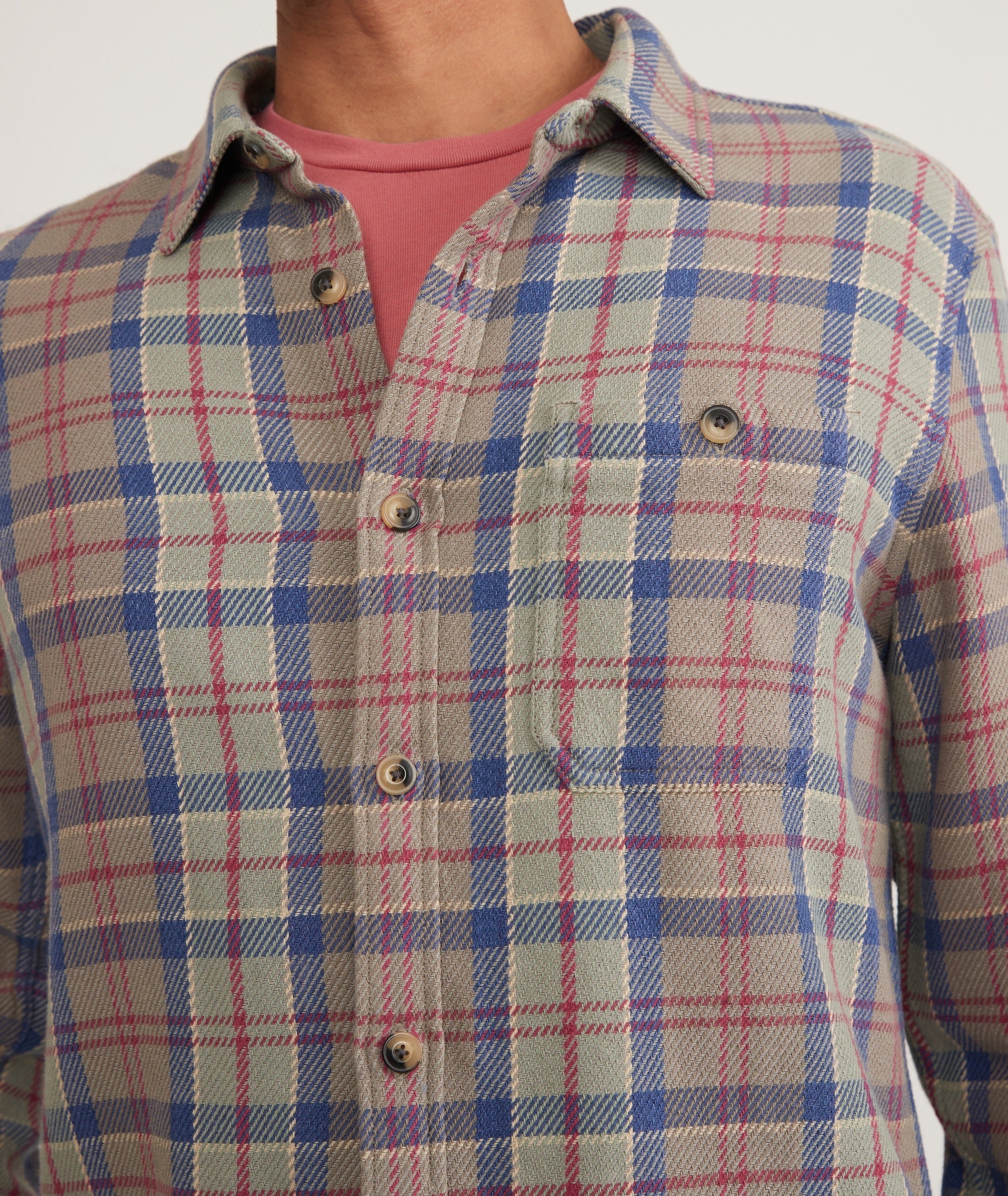 Cole Textured Twill Shirt - Image 5