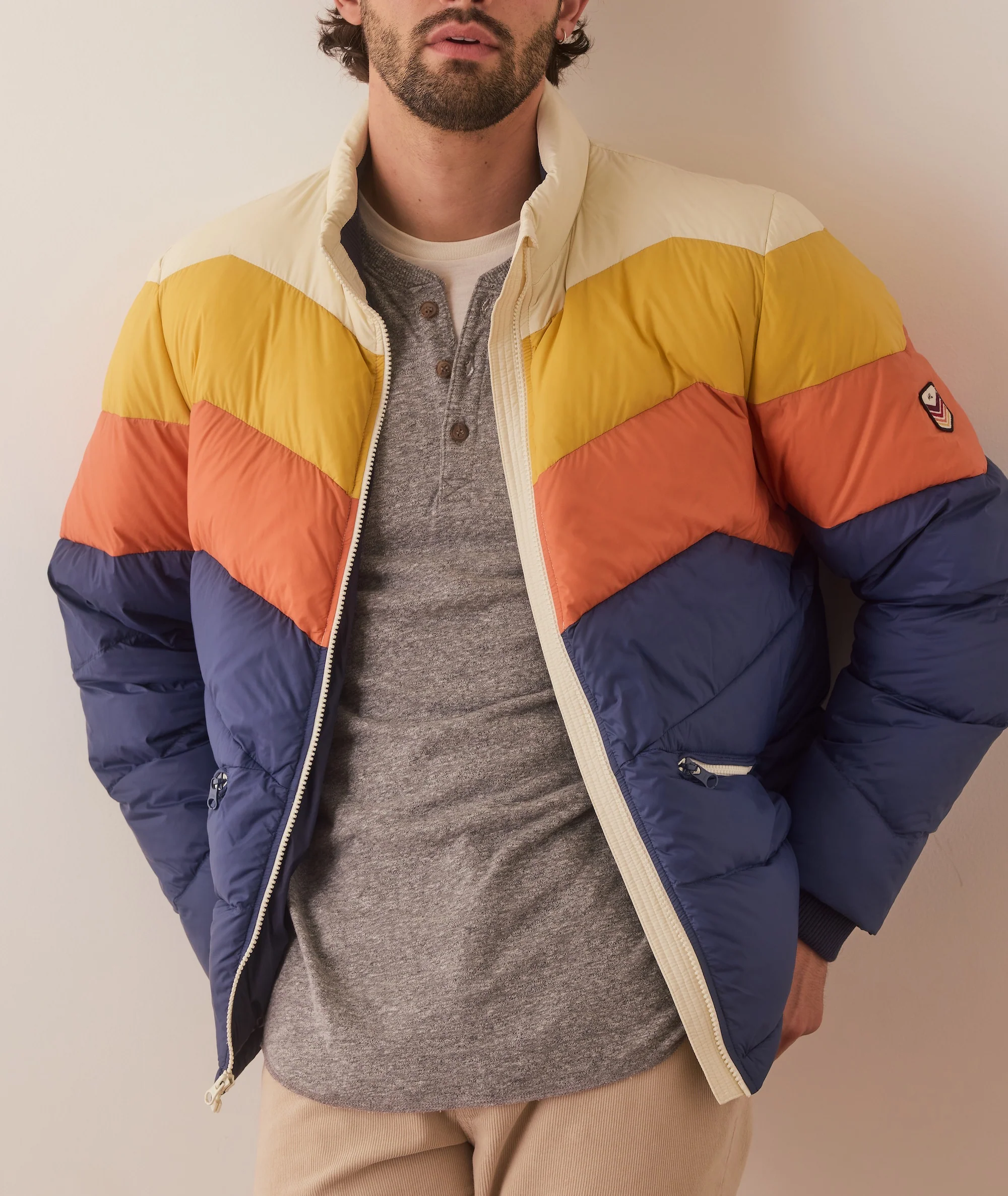 Colorblock Puffer Jacket - Image 2