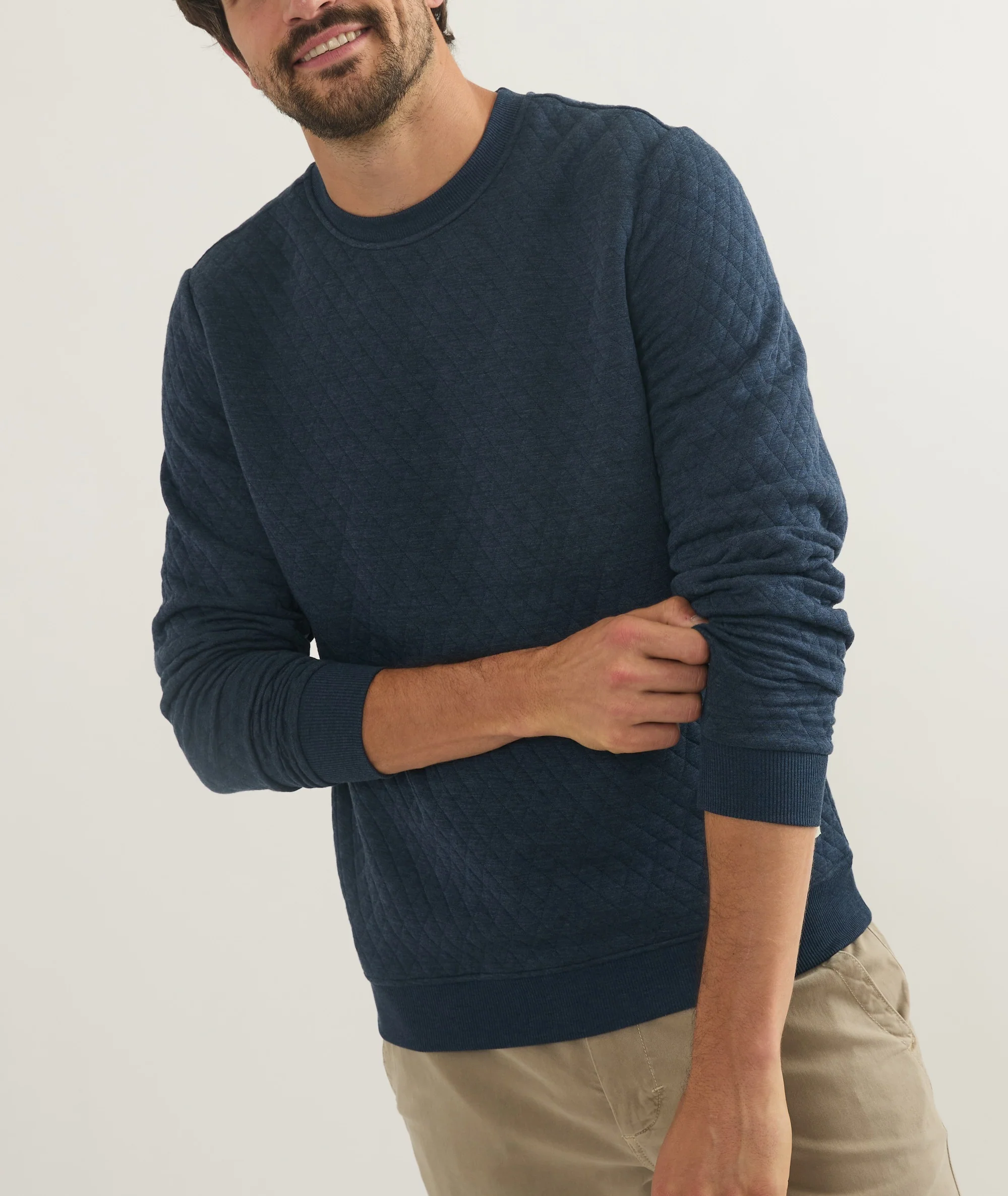 Corbet Quilted Crewneck - Image 2