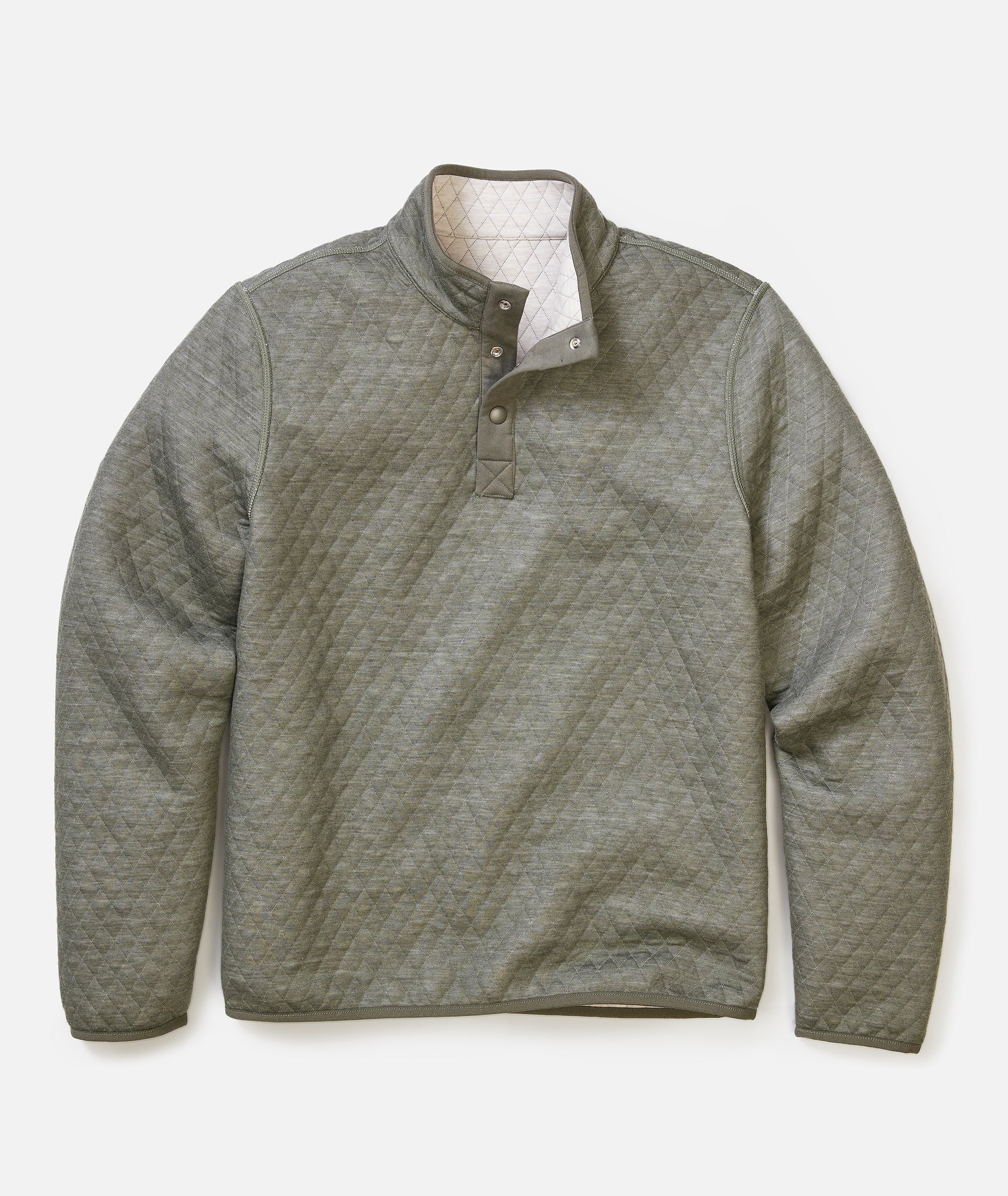 Corbet Quilted Reversible Pullover