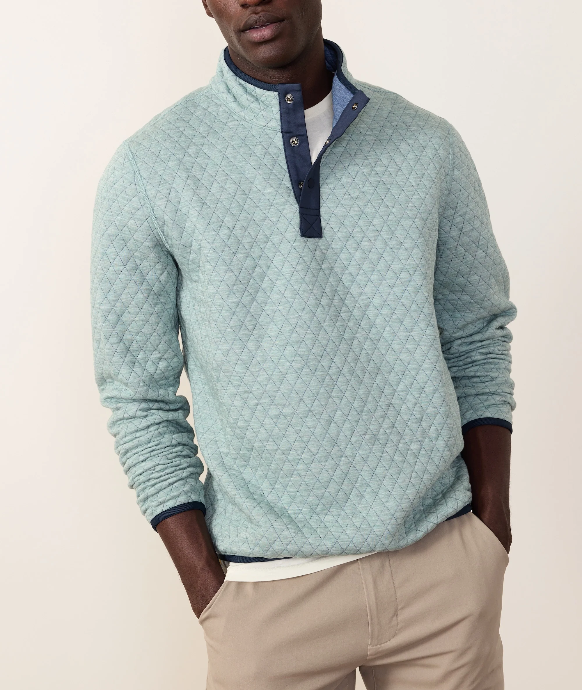 Men's Corbet Quilted Reversible Pullover - Image 3