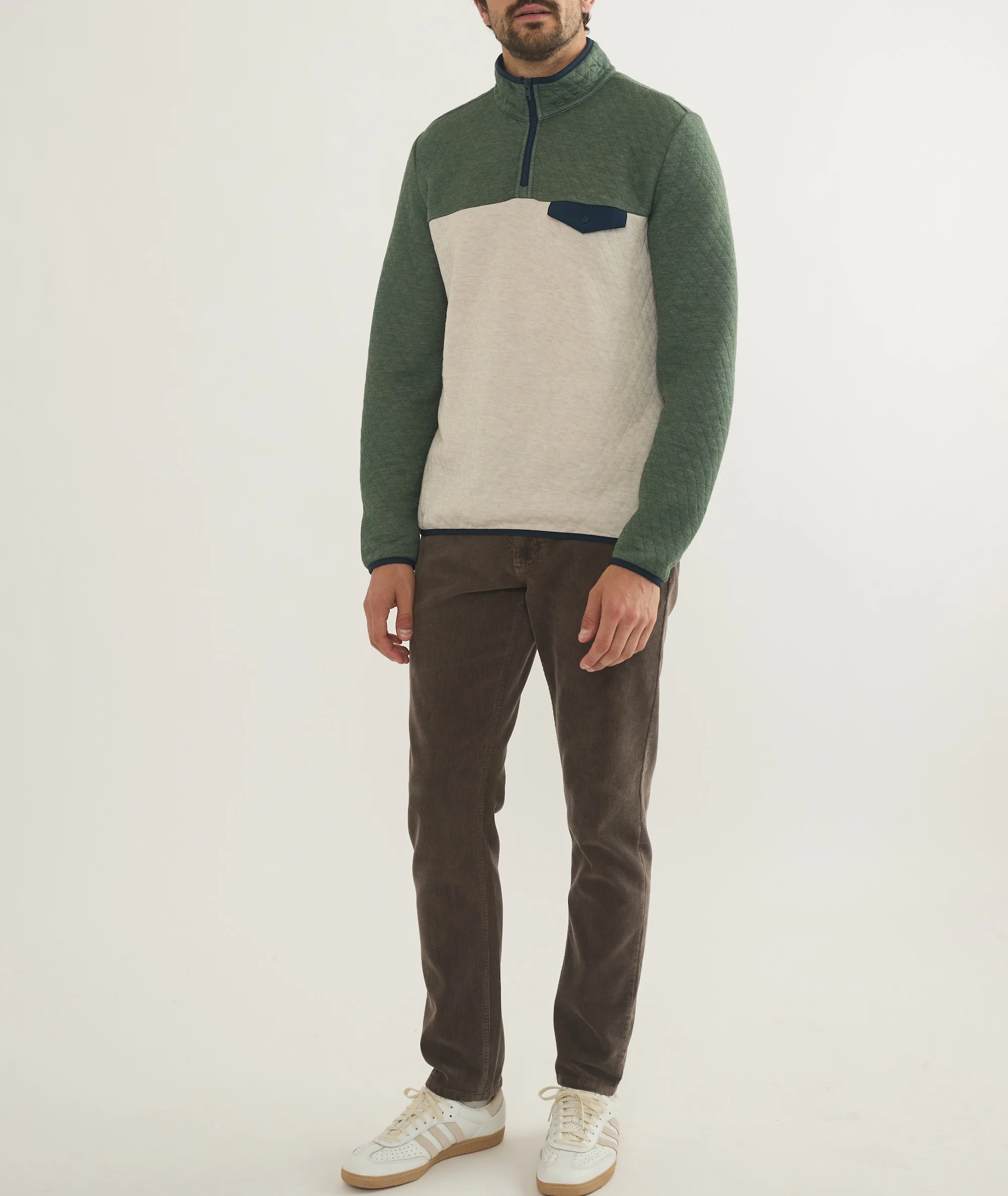 Custom Cut & Sew Corbet Colorblock Pullover - Image 7