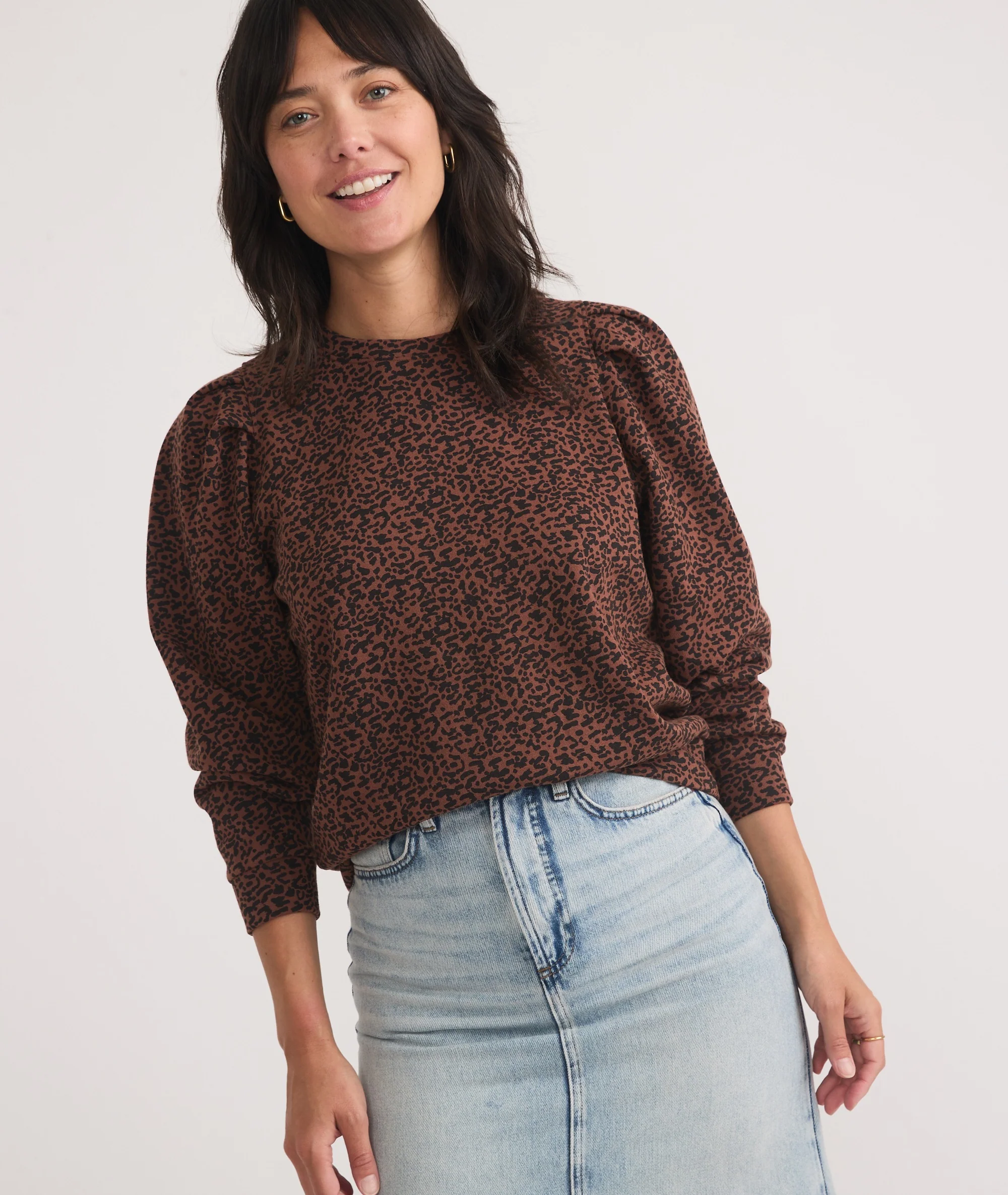 Enya Puff Sleeve Sweatshirt - Image 3