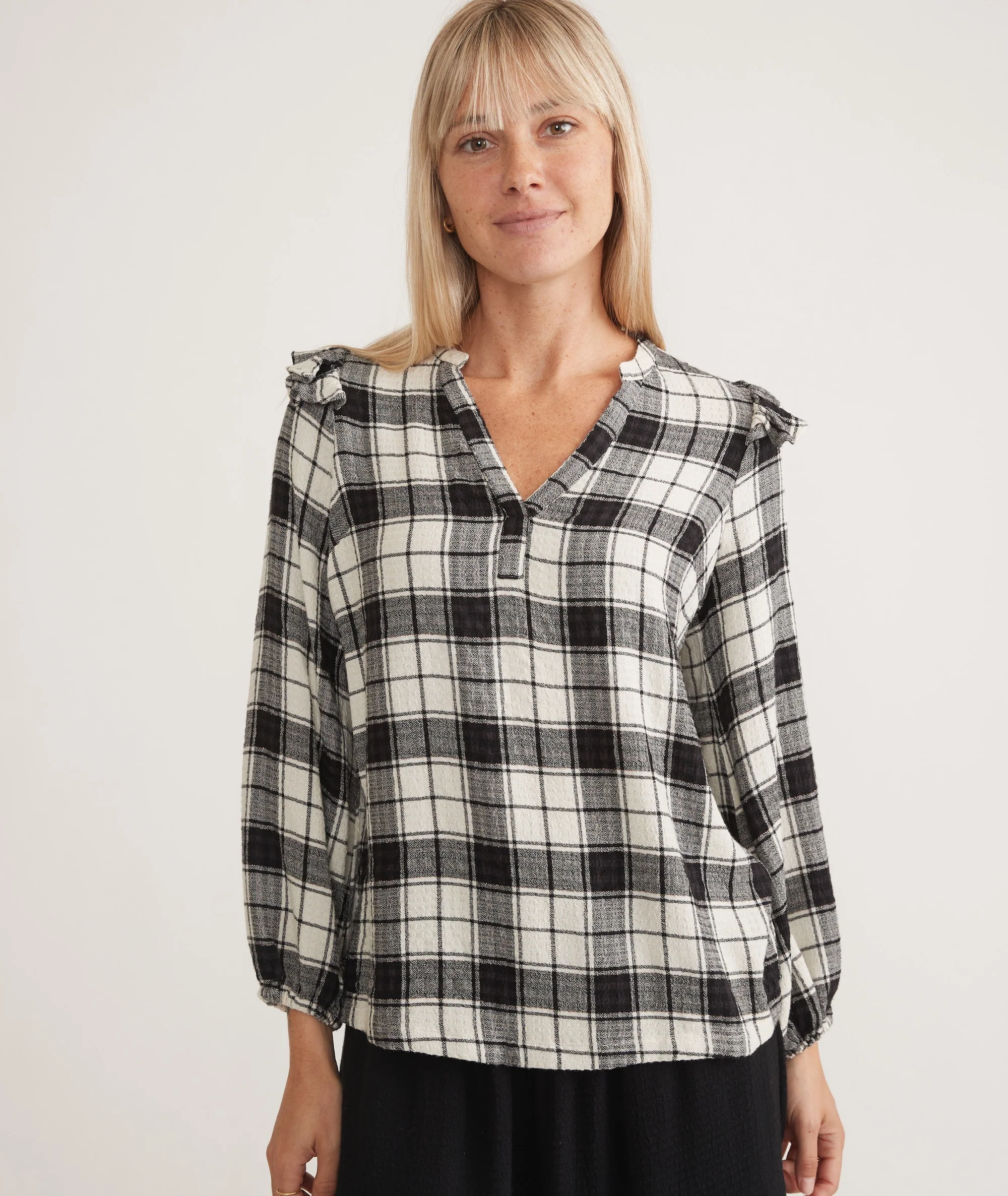 Jamie Ruffle Sleeve Top - Image 3