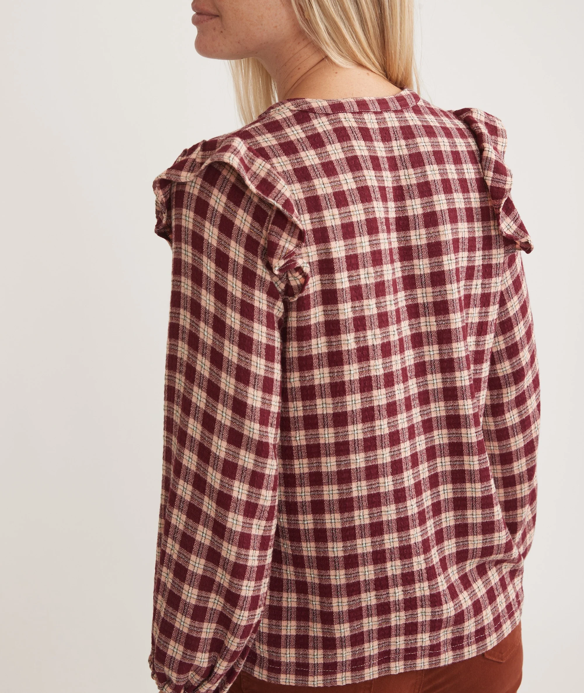 Jamie Ruffle Sleeve Top - Image 2