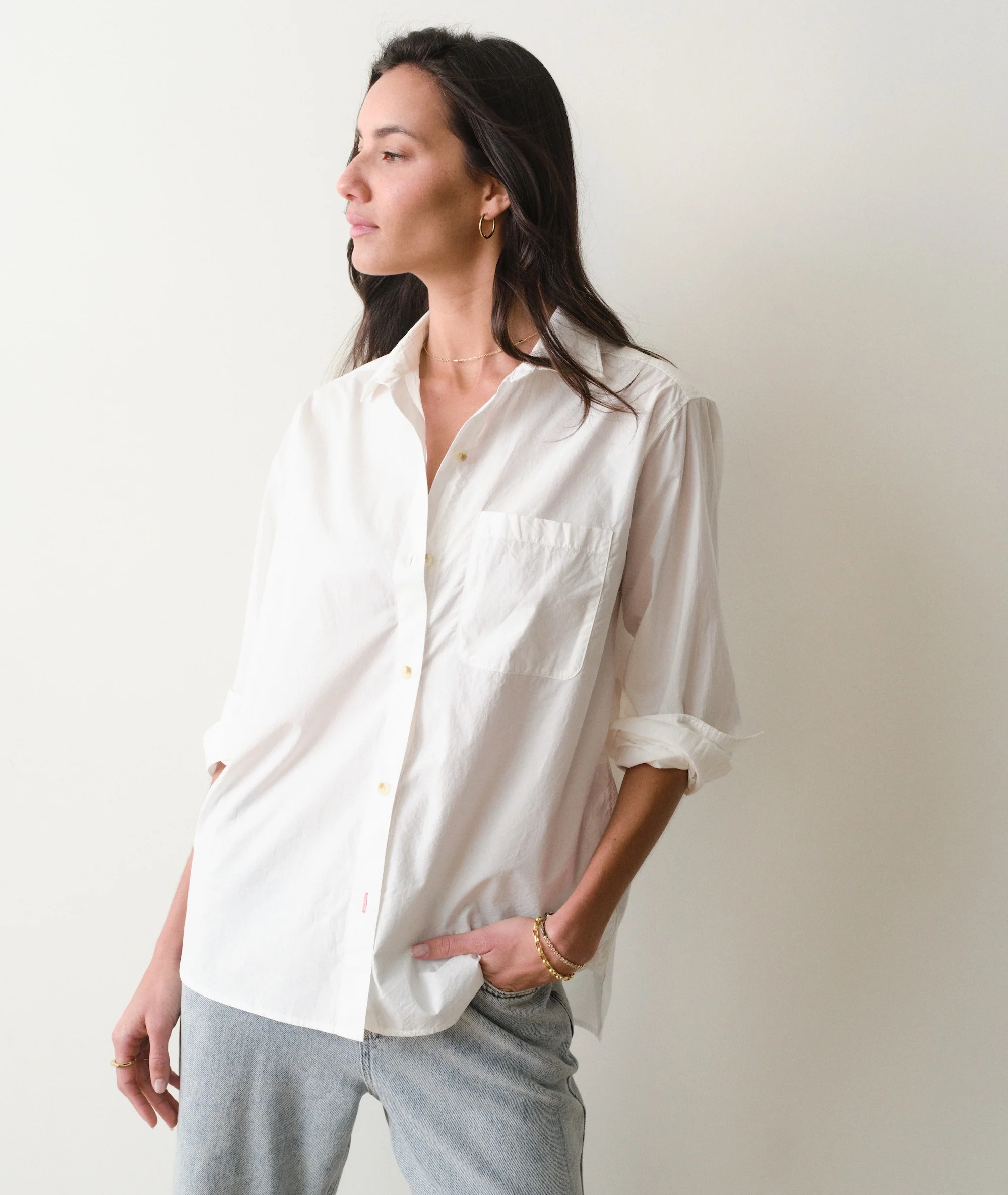 Jane Relaxed Cali Poplin Shirt - Image 2