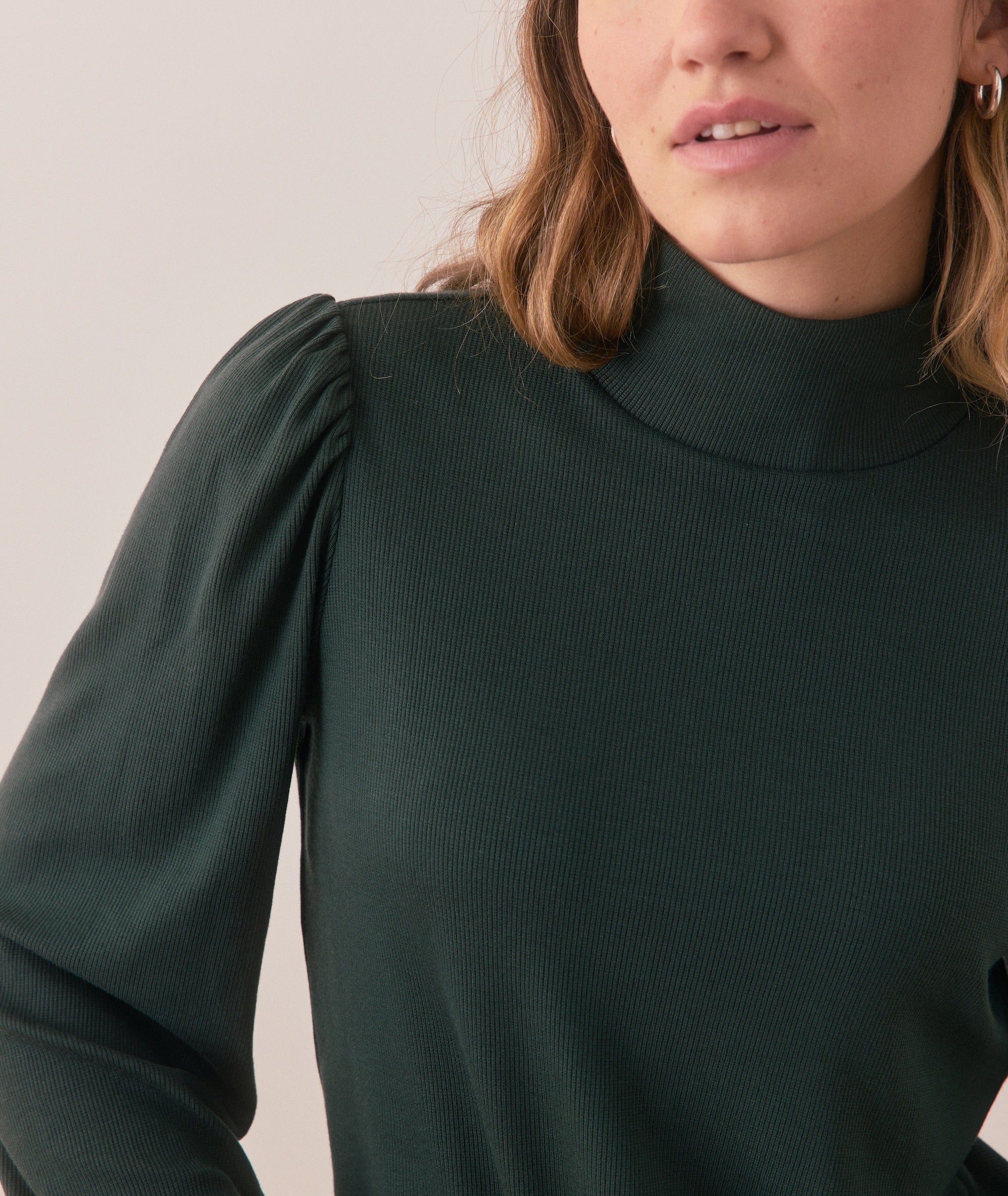 Lexi Puff Sleeve Turtleneck - Image 3