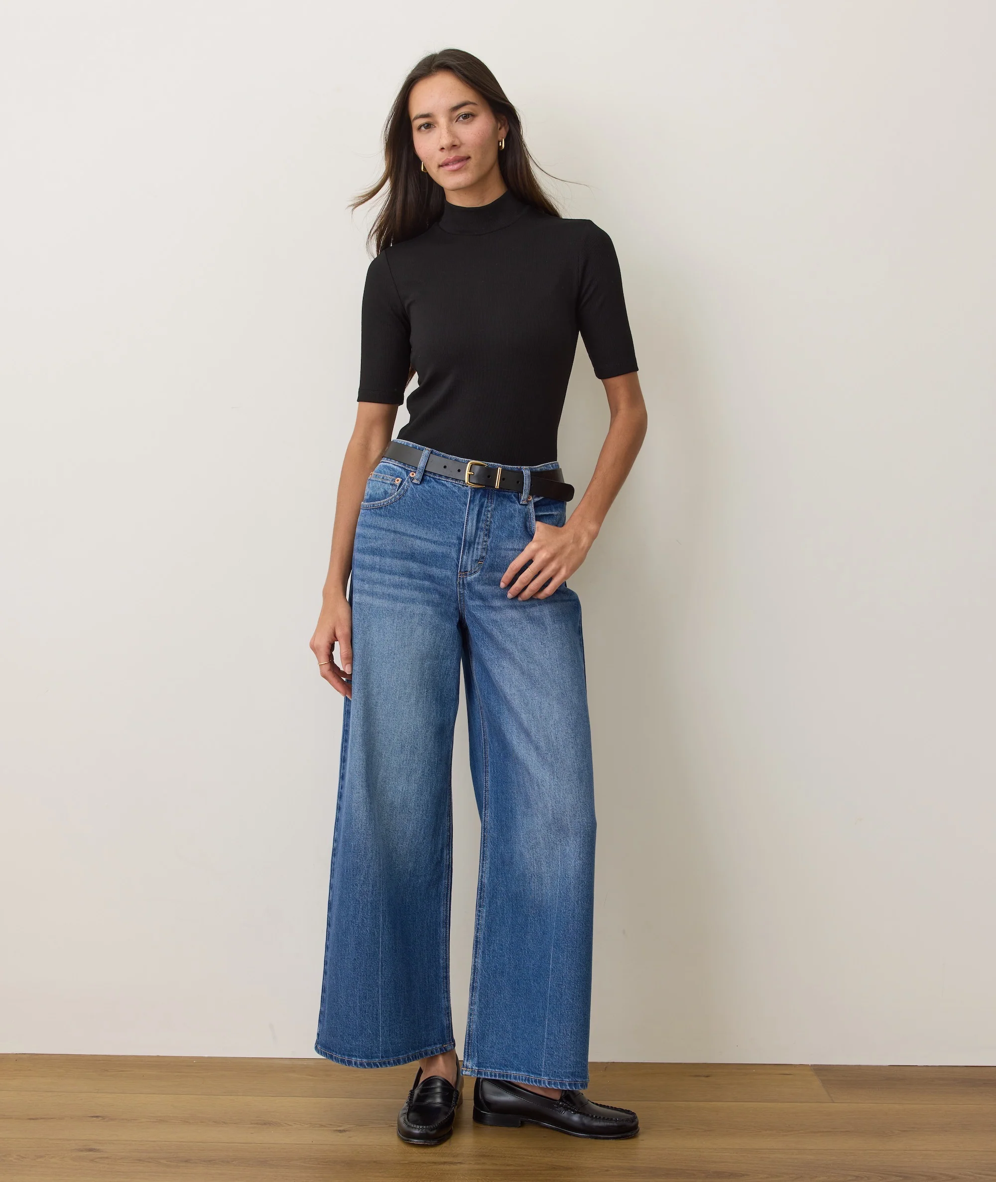 Lexi Rib Mock Neck Top - Image 4