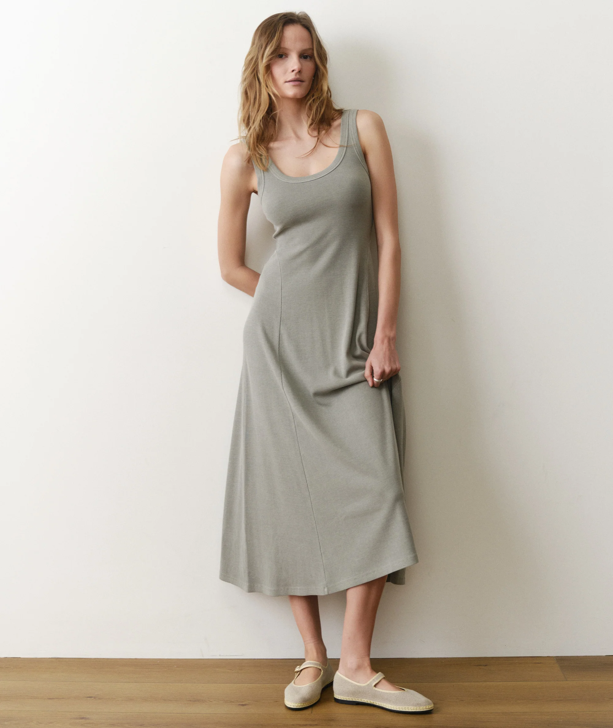 Lexi Rib Sun-In Fit & Flare Dress - Image 2