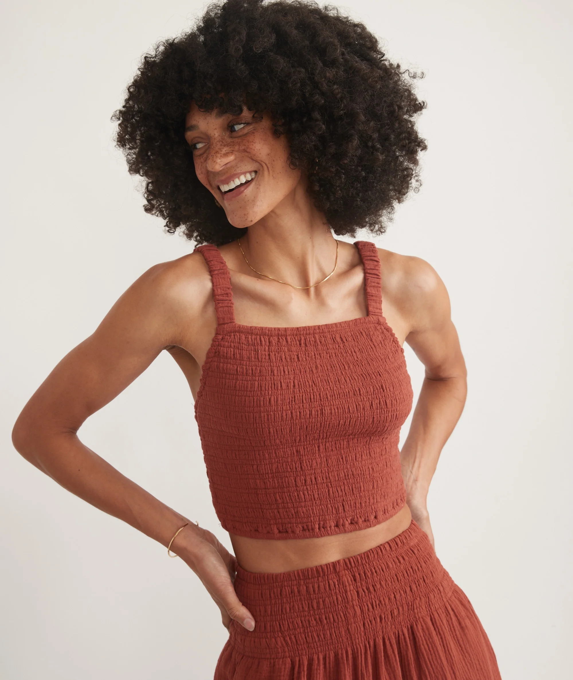 Lila Double Cloth Tank - Image 2