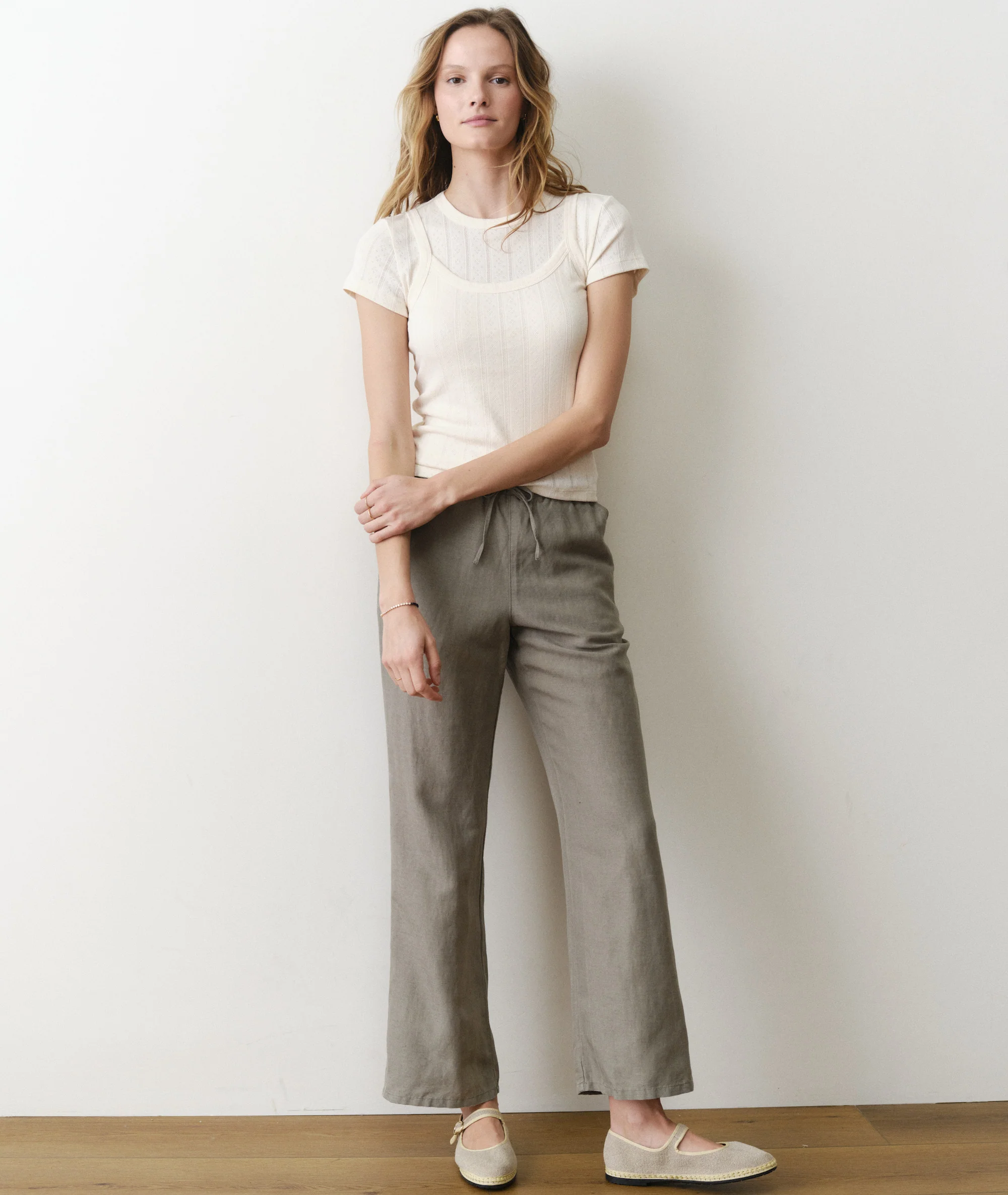 Linen Drawstring Pant - Image 2