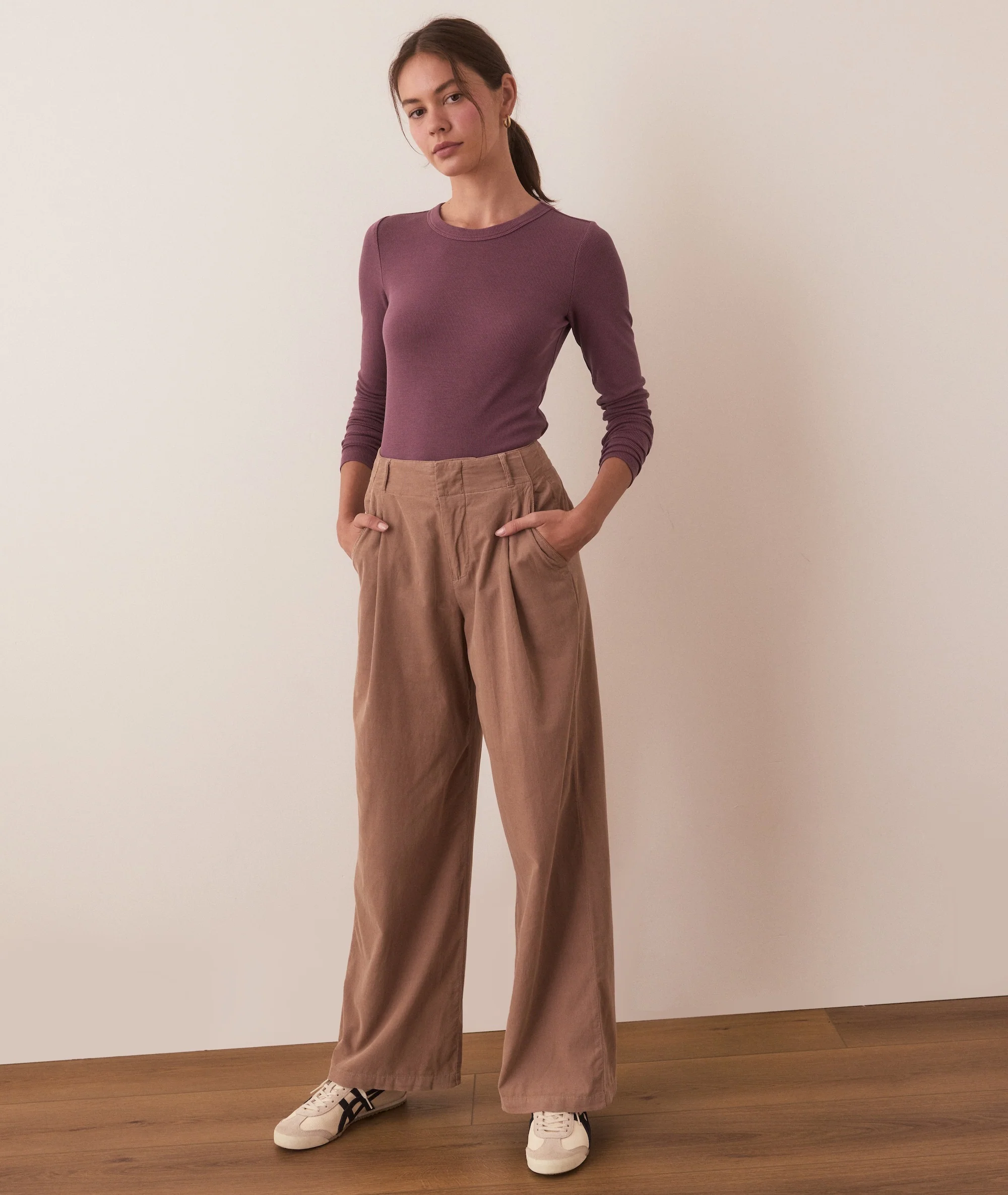 Lexi Rib Sun-In Longsleeve Crew Tee - Image 6