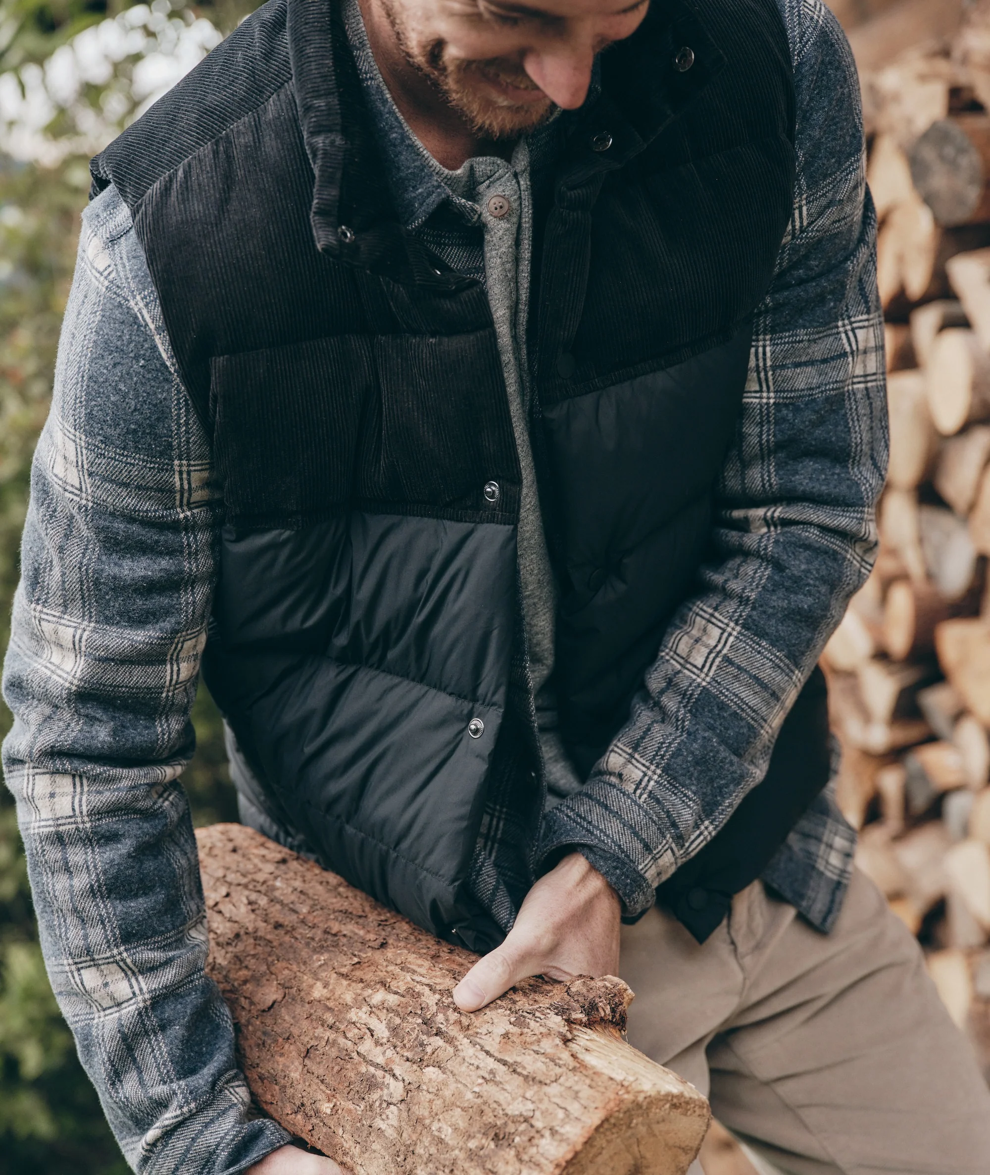 Miles Corduroy Puffer Vest - Image 7