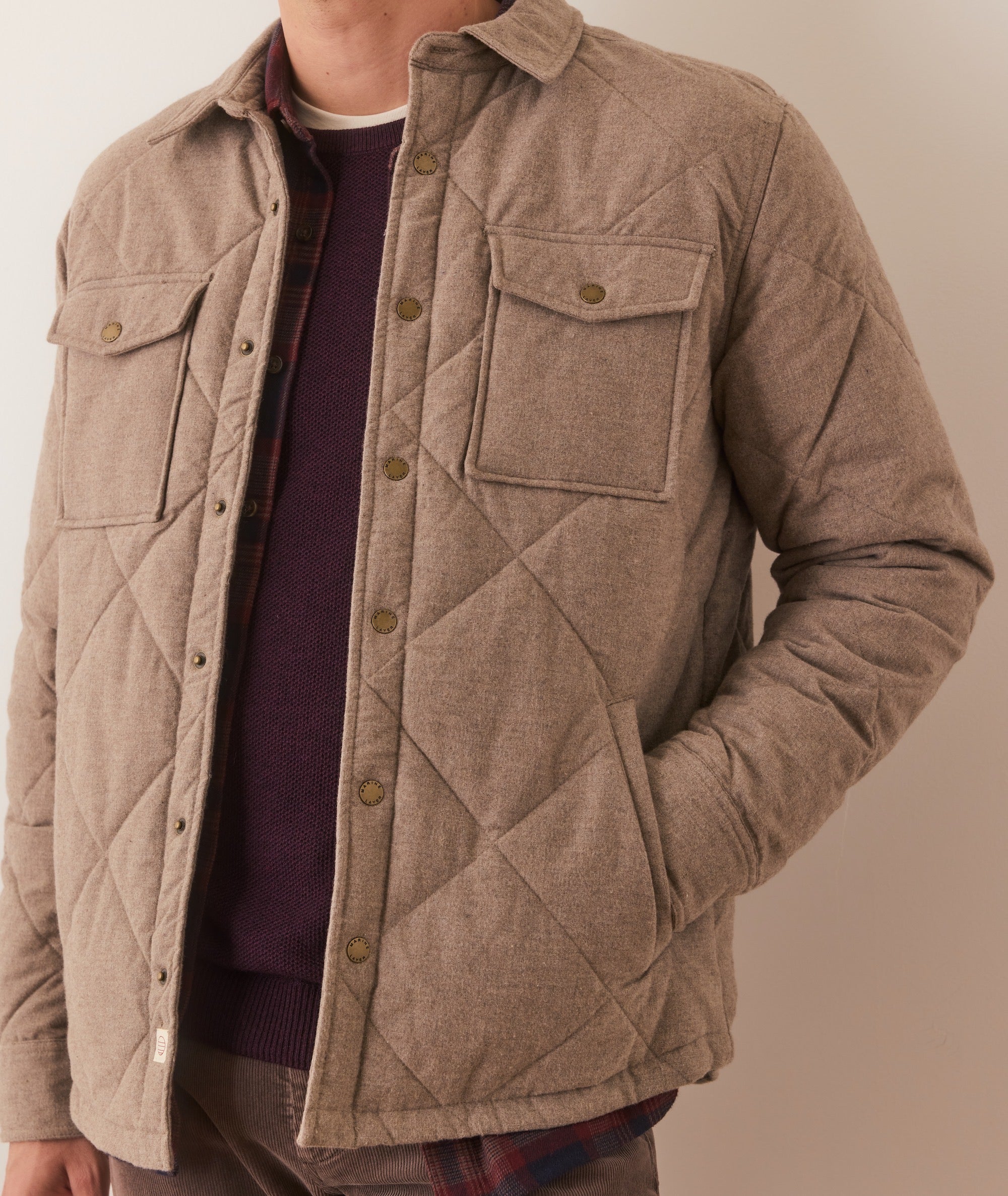 Olin Quilted Overshirt - Image 3