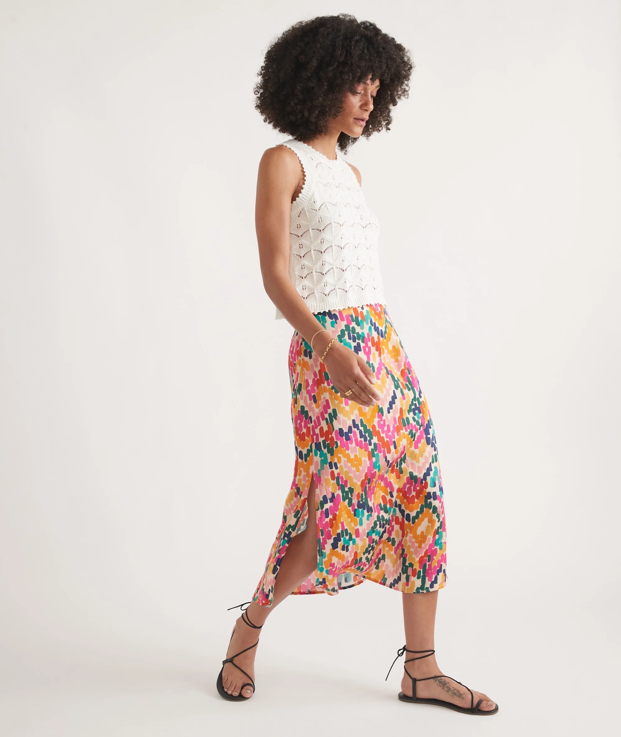 Ryan Slip Midi Skirt - Image 6