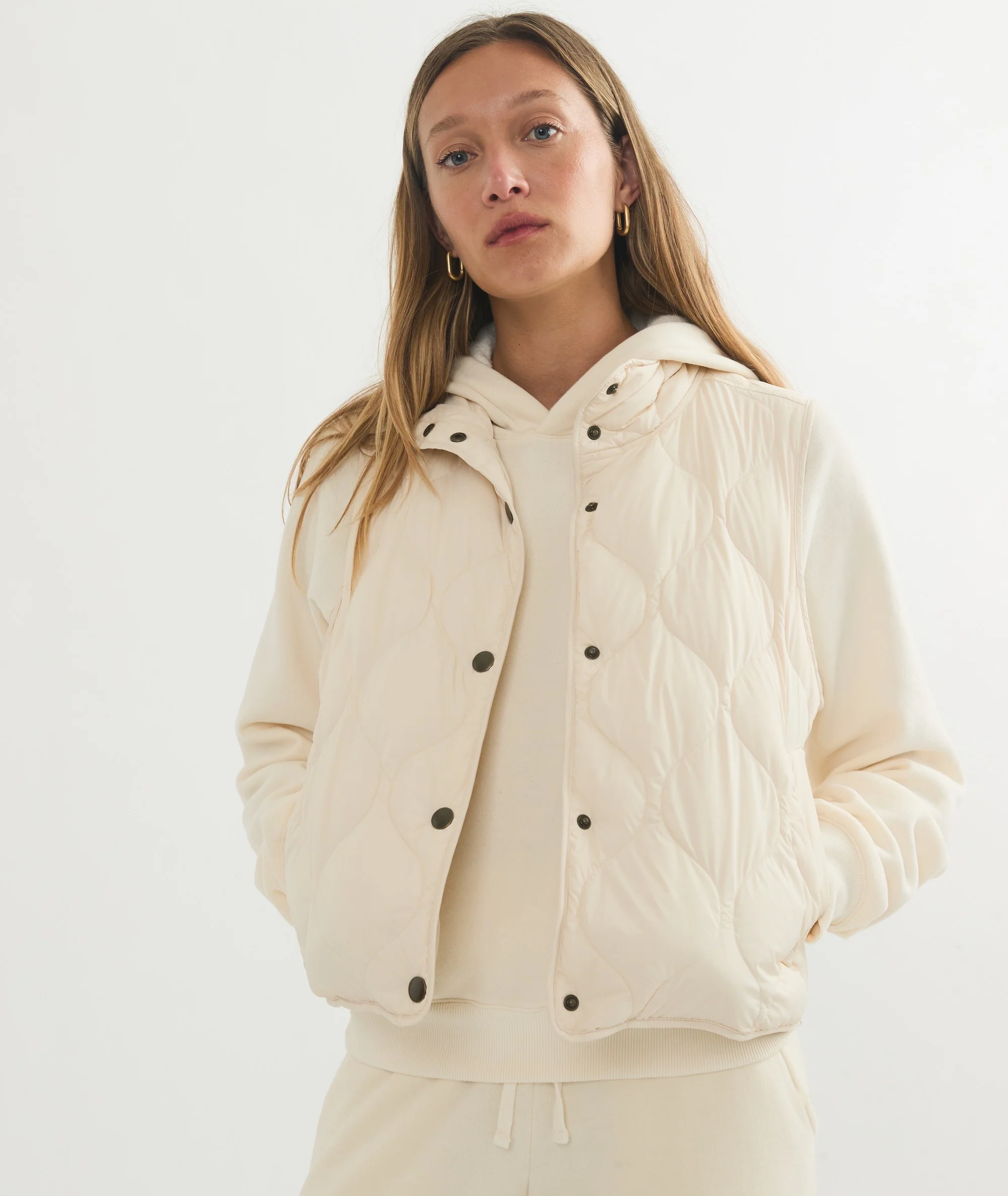 Sophia Lightweight Quilted Vest - Image 2