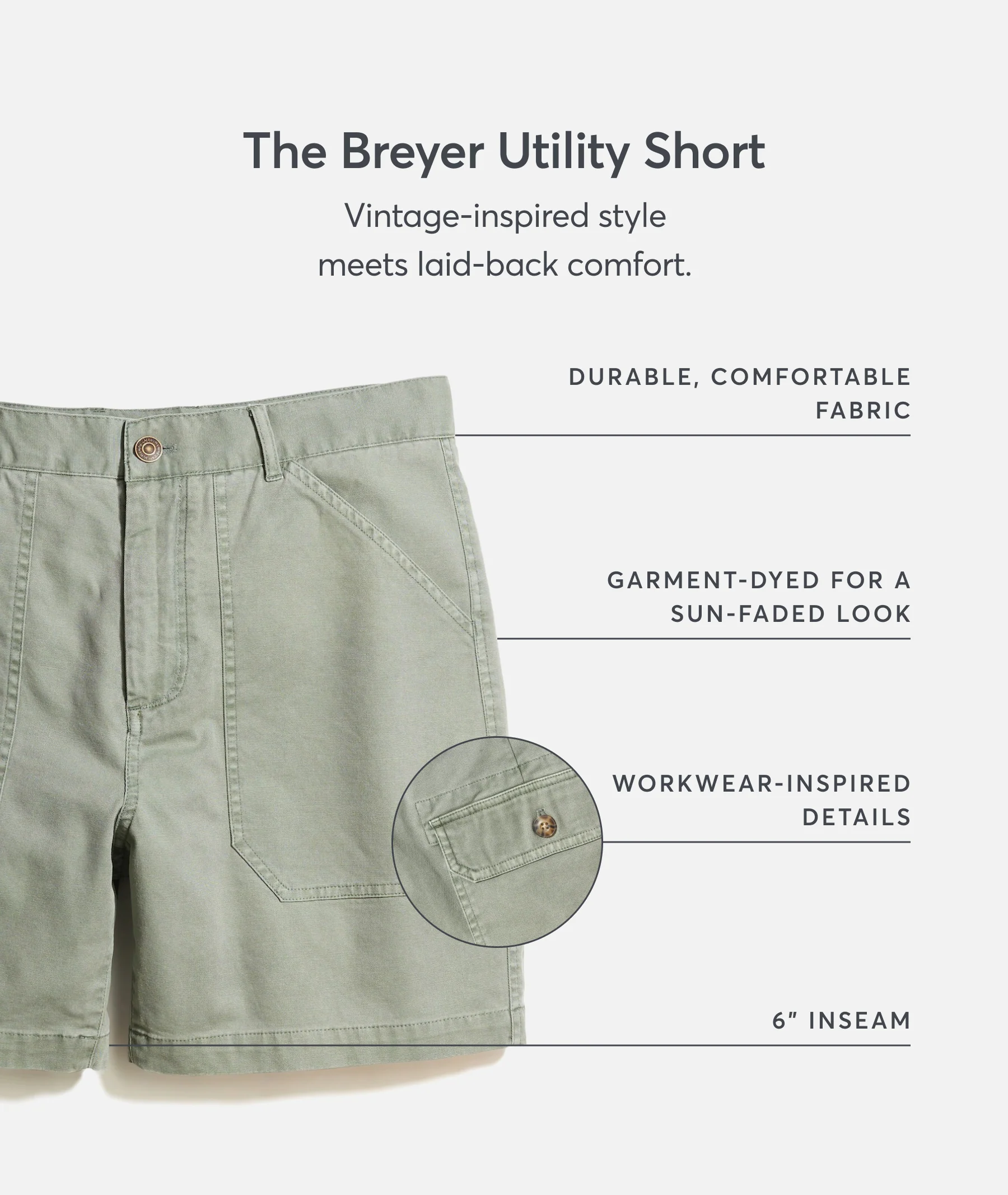 6" Breyer Utility Short - Image 7