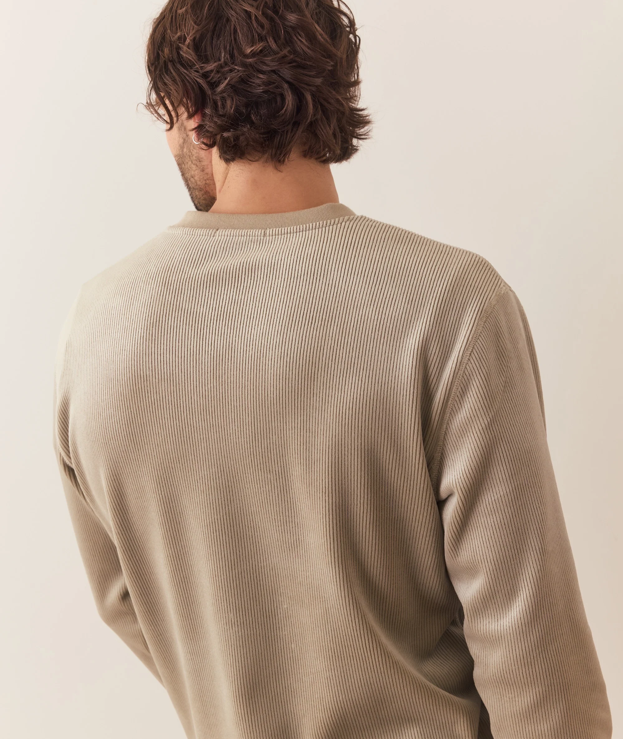Cord Velour Henley - Image 5