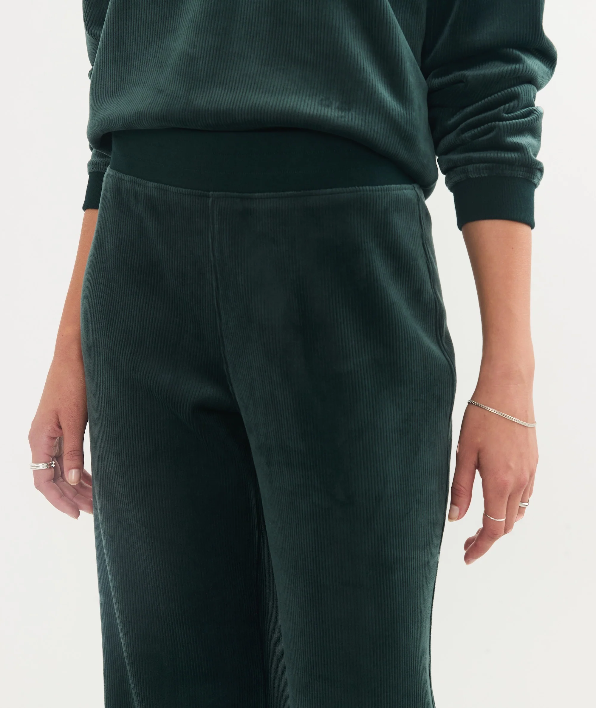 Cord Velour Wide Leg Pant - Image 5