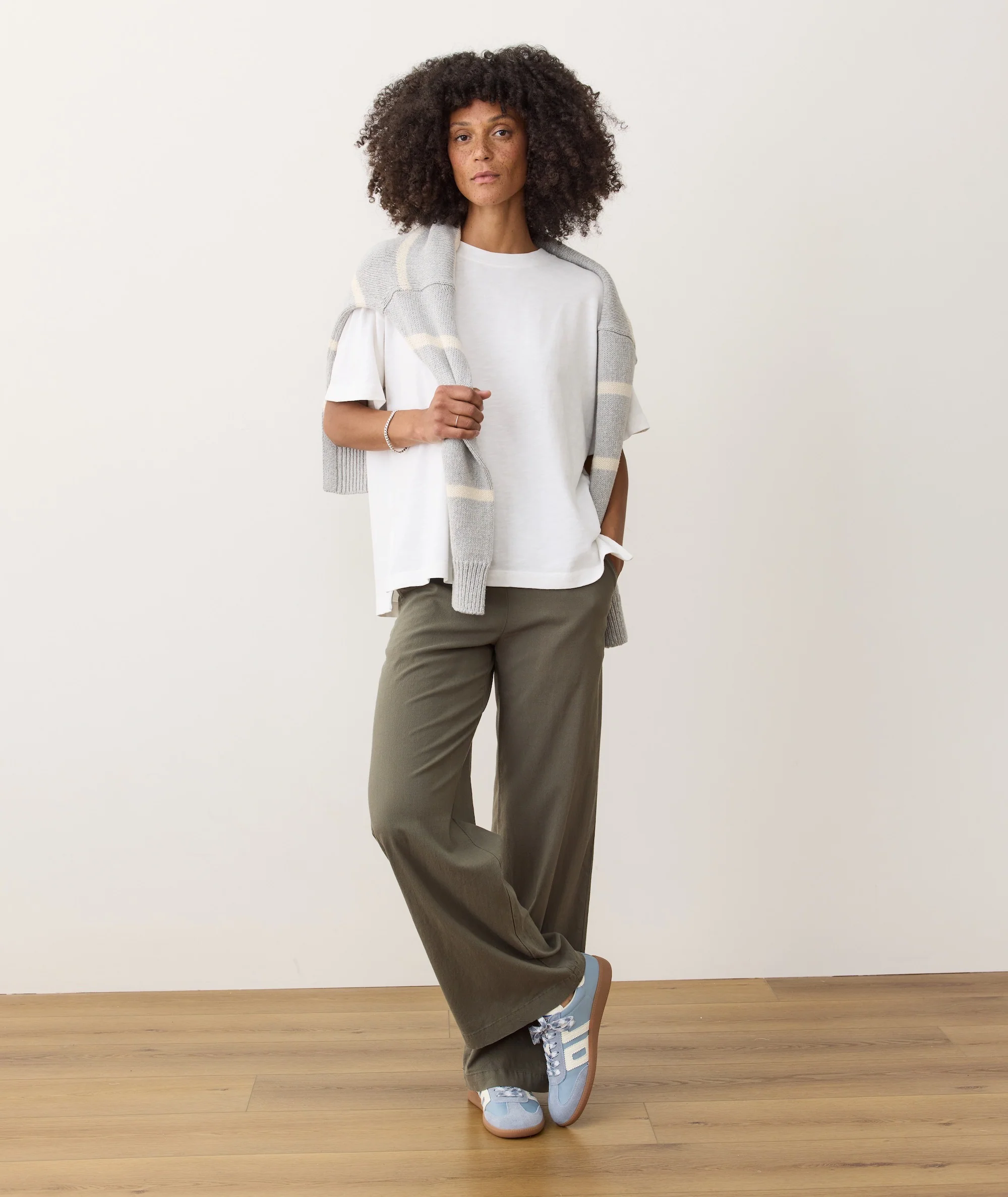 Sadie Vintage Slub Oversized Tee