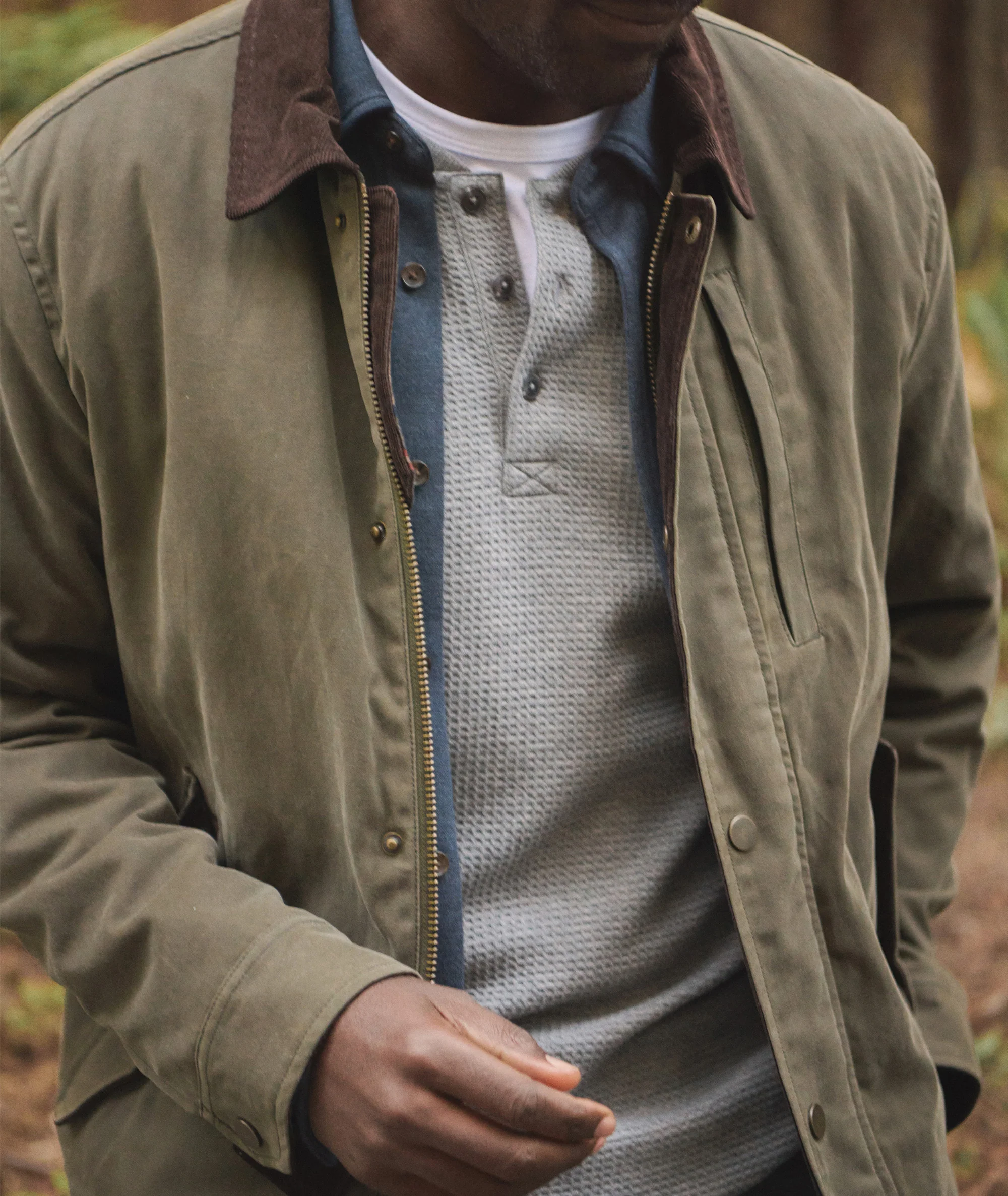 Weston Wax Canvas Barn Jacket - Image 2