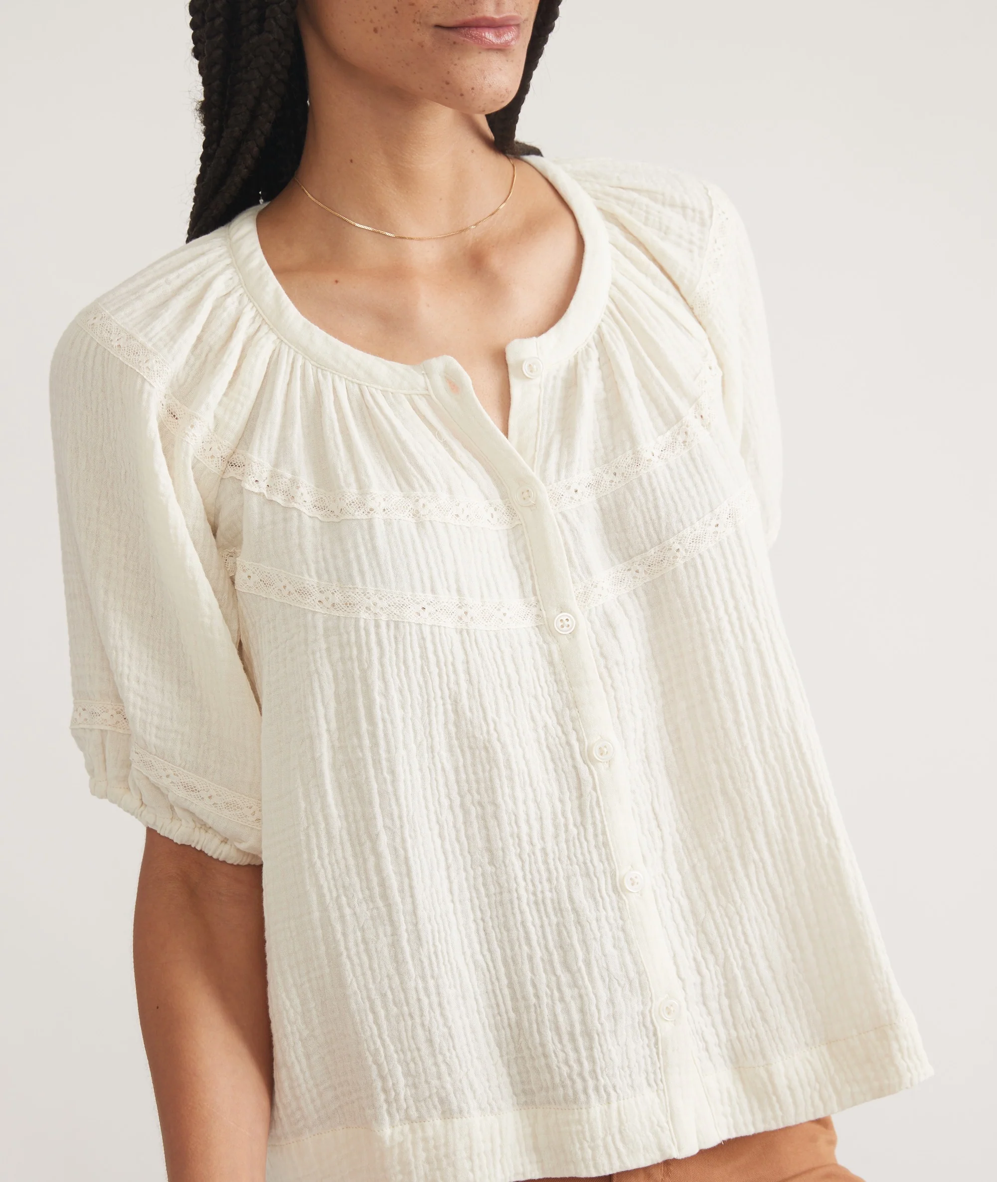 Wren Puff Sleeve Top - Image 2