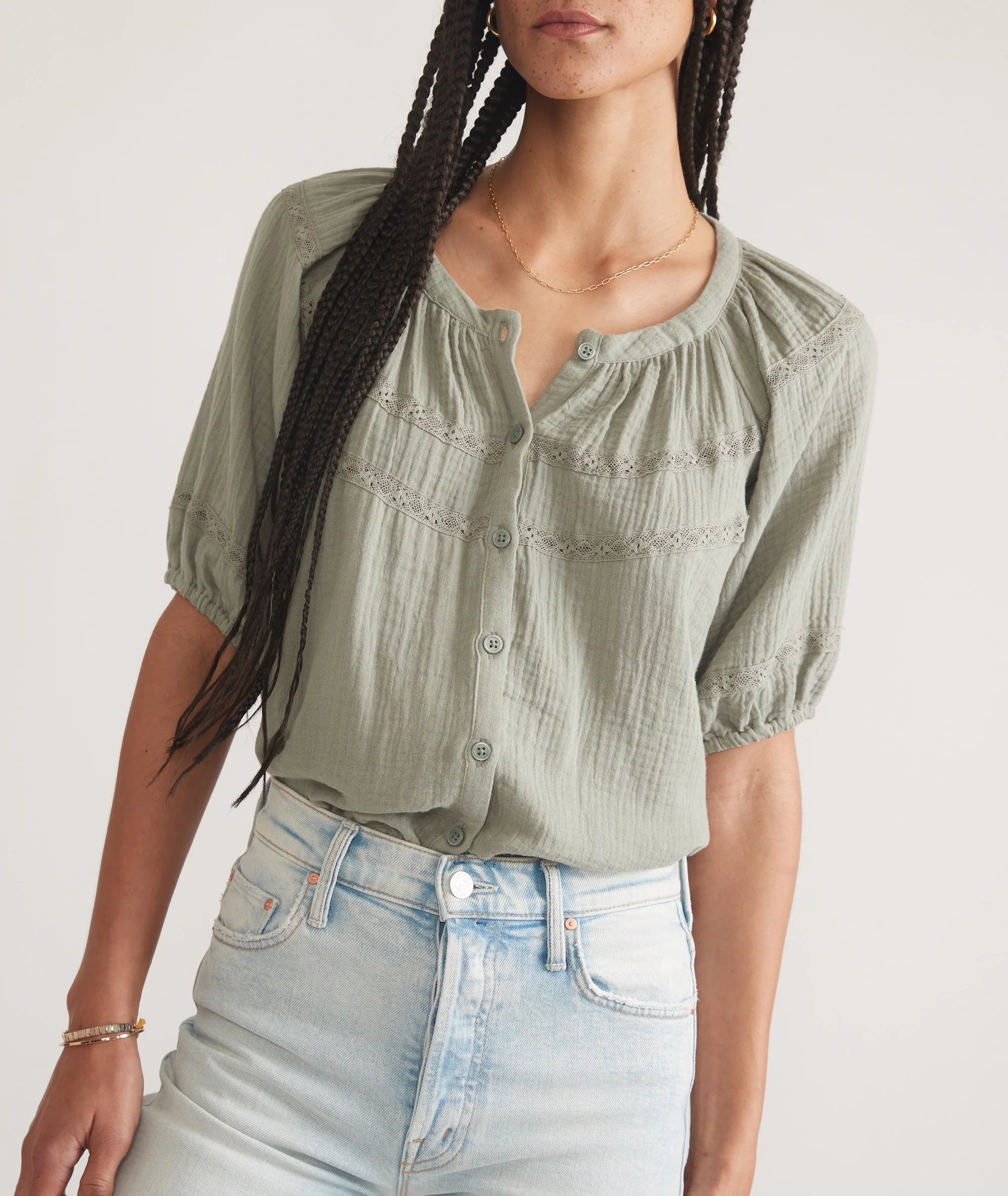 Wren Puff Sleeve Top - Image 2