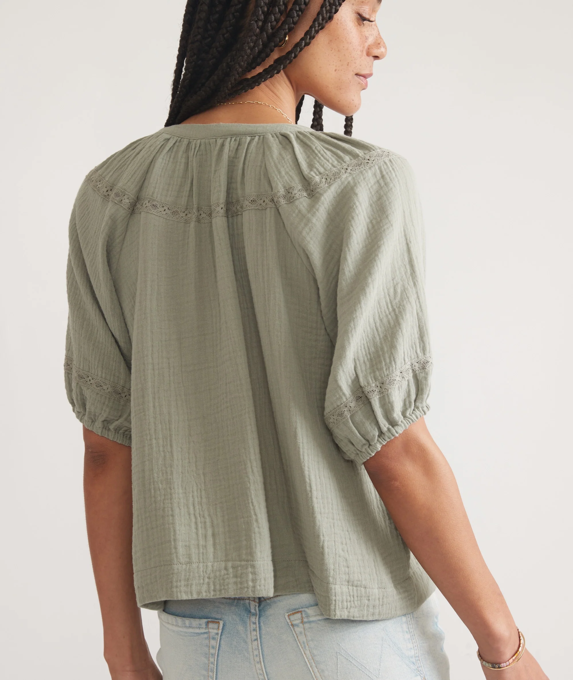 Wren Puff Sleeve Top - Image 3